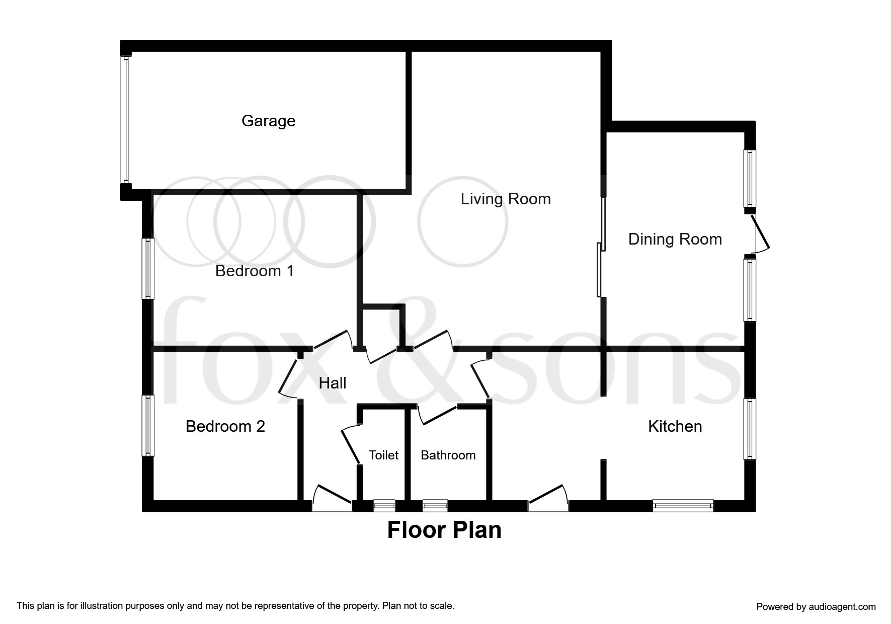 2 Bedrooms Semi-detached bungalow for sale in Honeysuckle Close, Eastbourne BN23