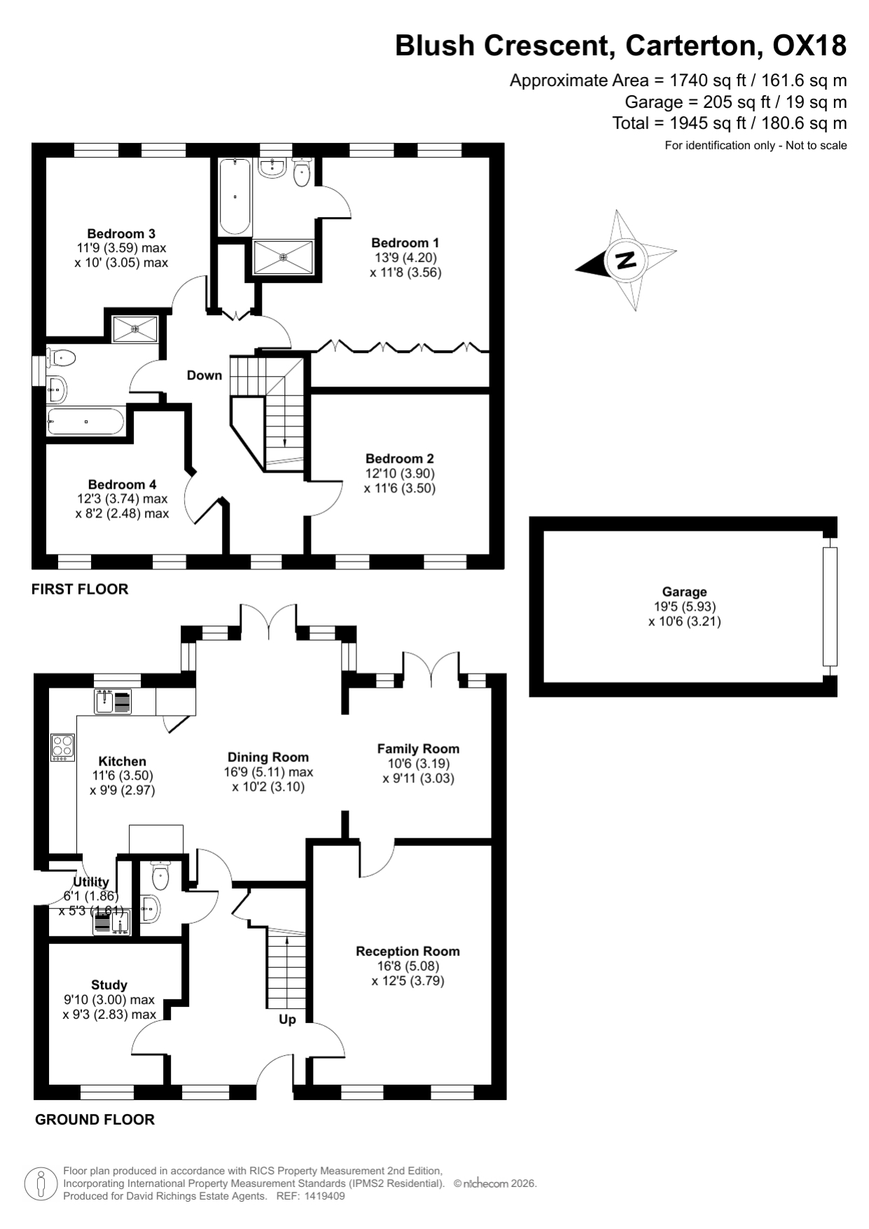17, Blush Crescent, Carterton floorplan