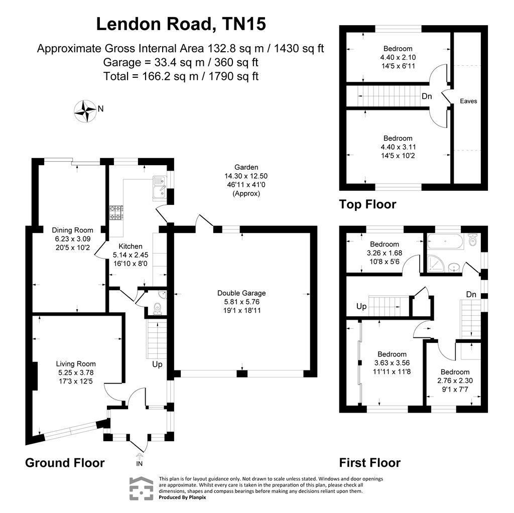 16, Lendon Road, Sevenoaks floorplan