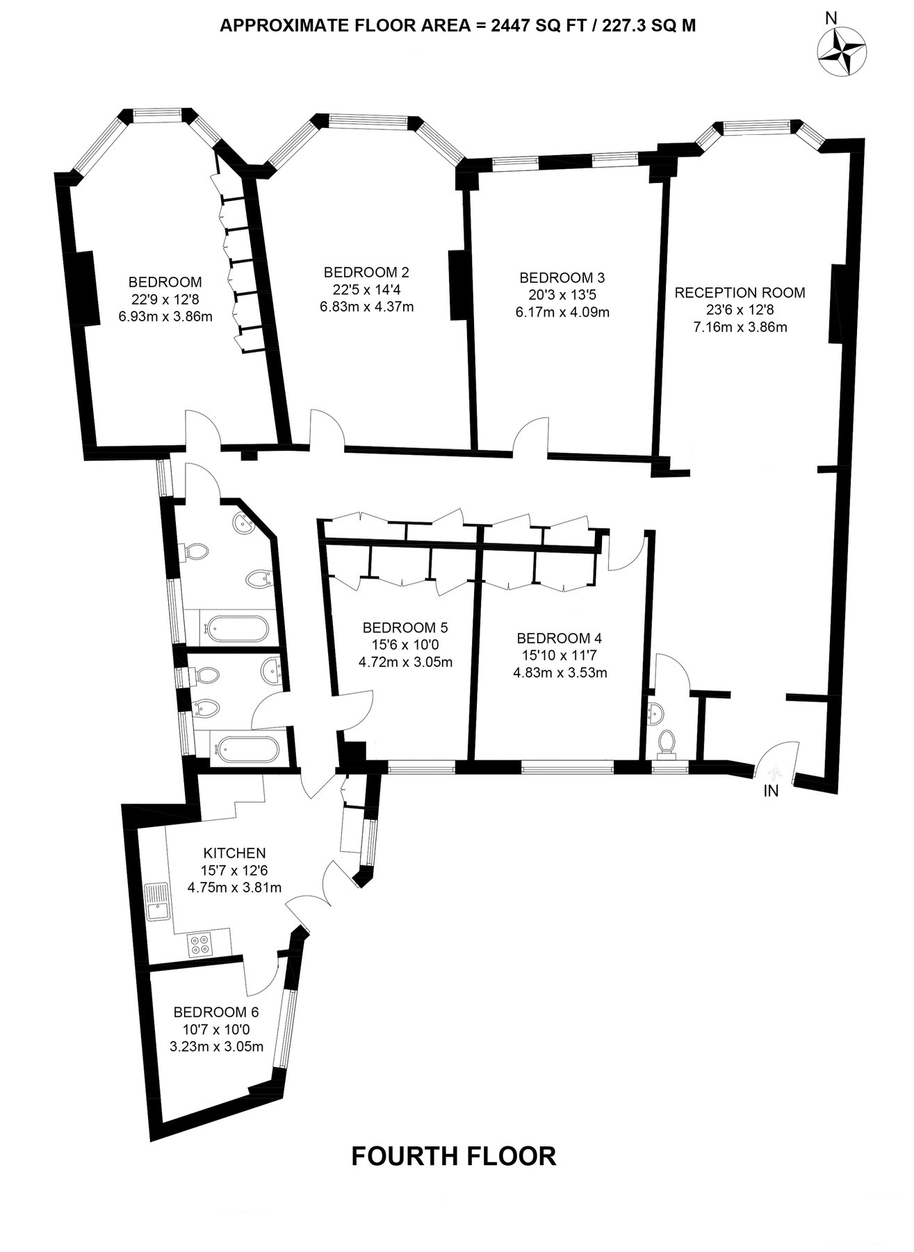 3 Strath, Park Road, St Johns Wood floorplan