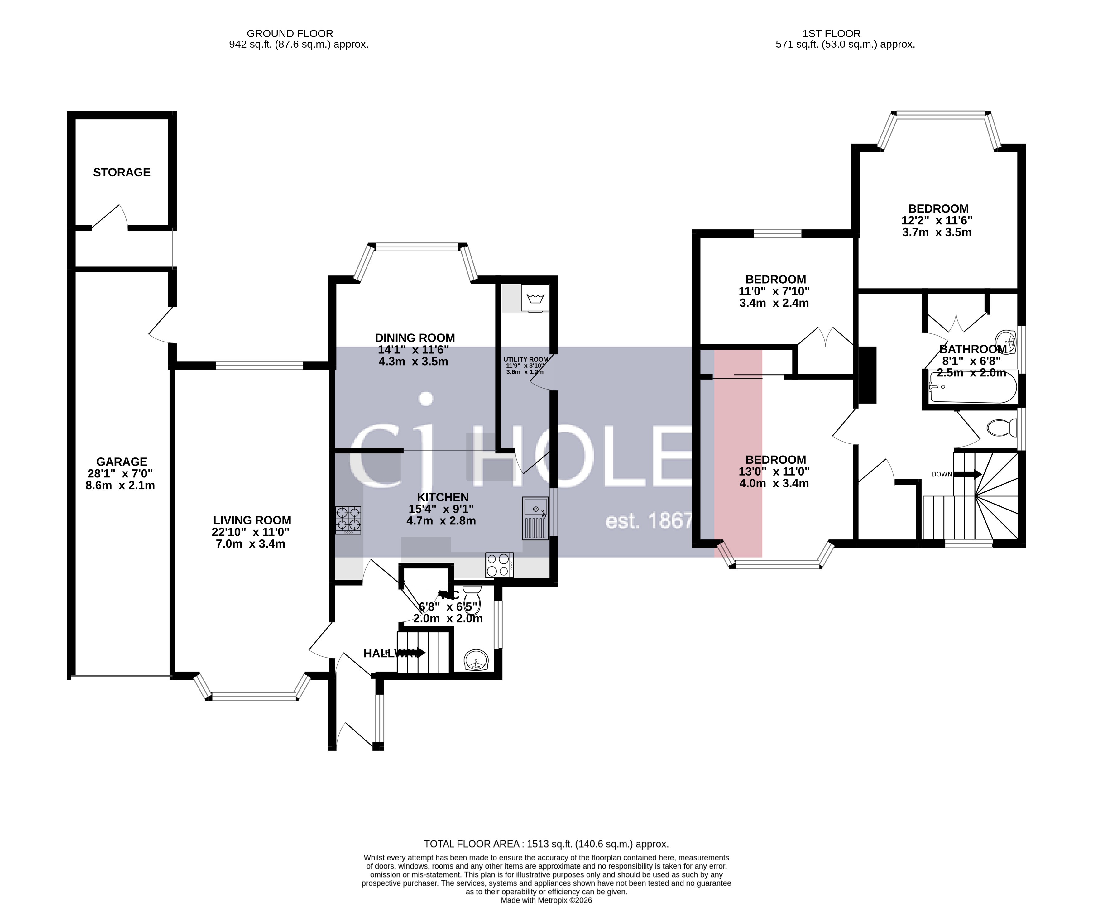 294, Passage Road, Bristol, City of floorplan