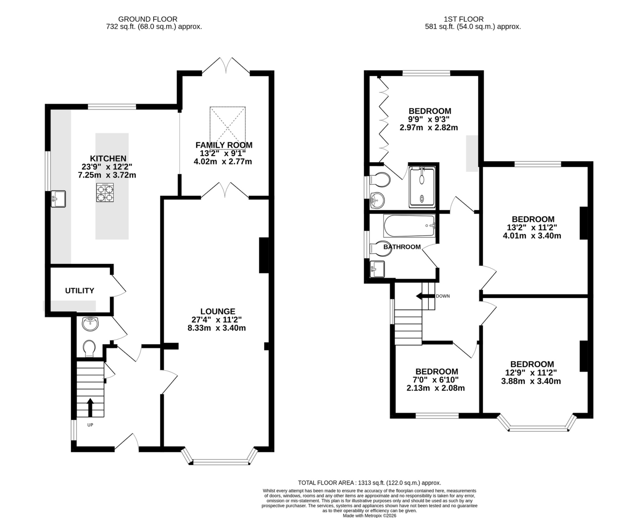 Colville Road, High Wycombe floorplan