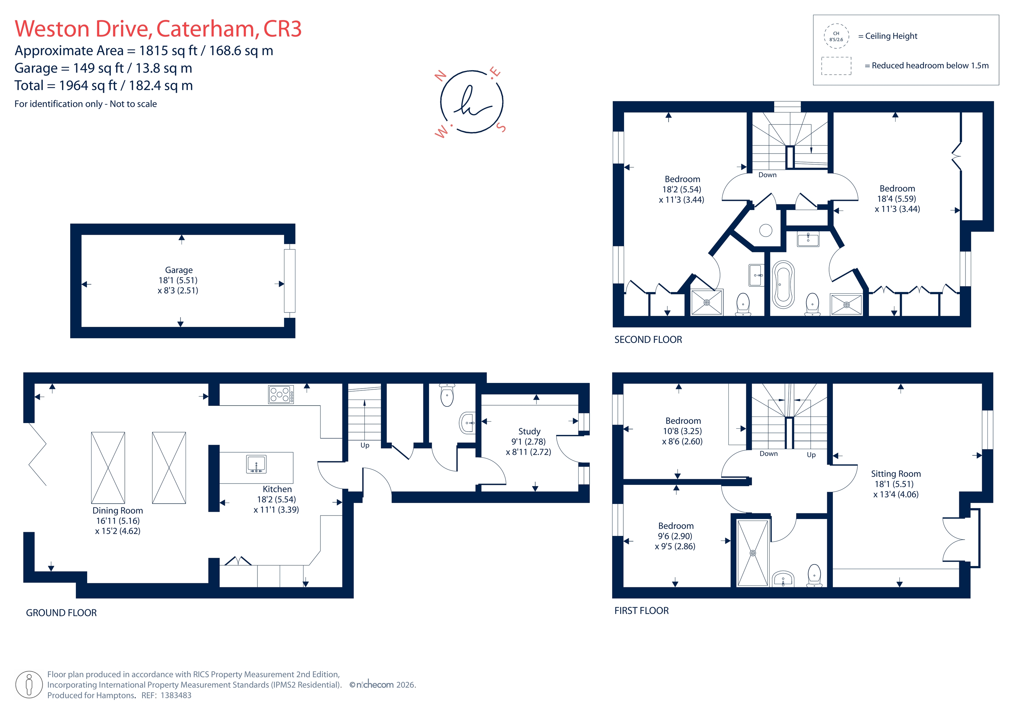 Weston Drive, Caterham, CR3 floorplan