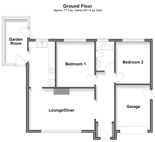 St. Mary's Road, Brading floorplan
