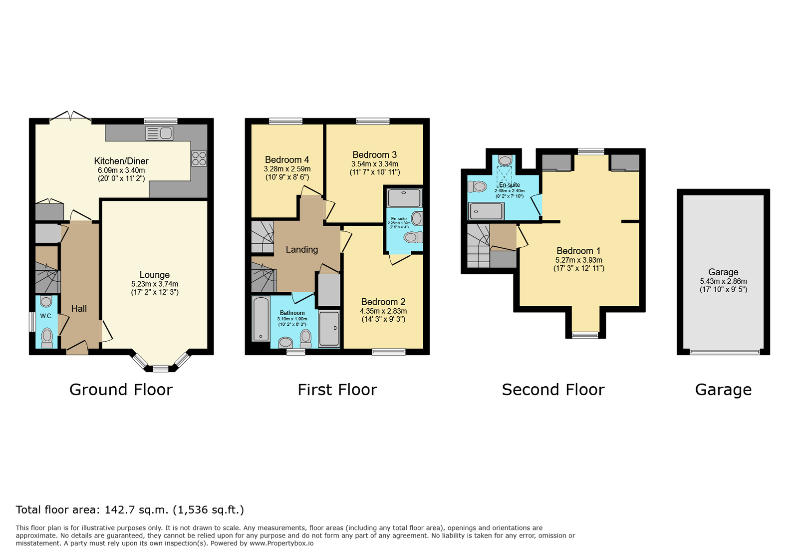 9, Waddington Drive, Goole floorplan