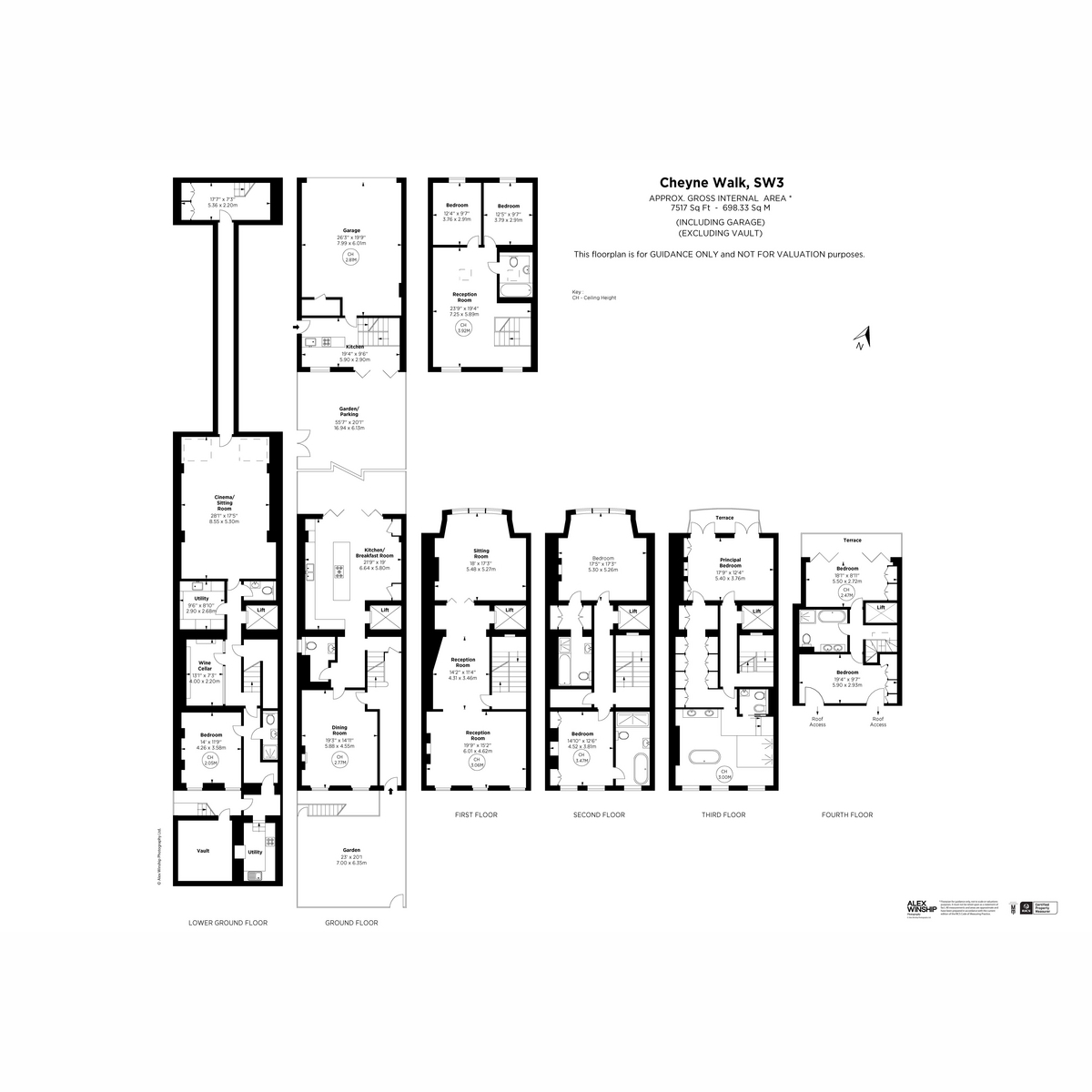 Cheyne Walk, Chelsea SW3, 8 bedroom town house for sale 65952723 PrimeLocation