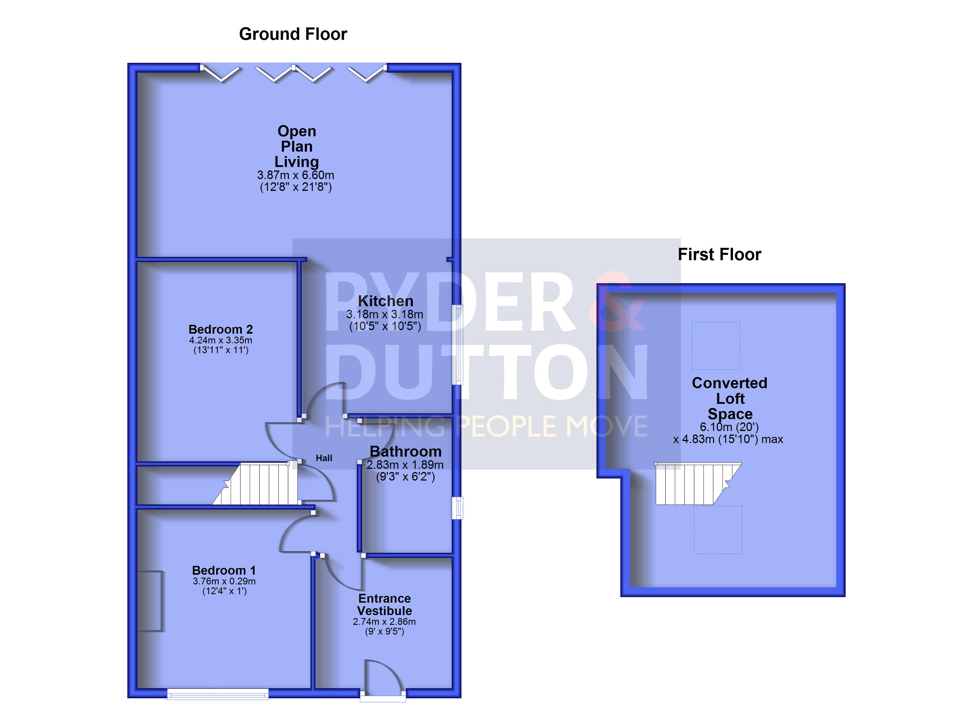 46, Teasdale Close, Oldham floorplan