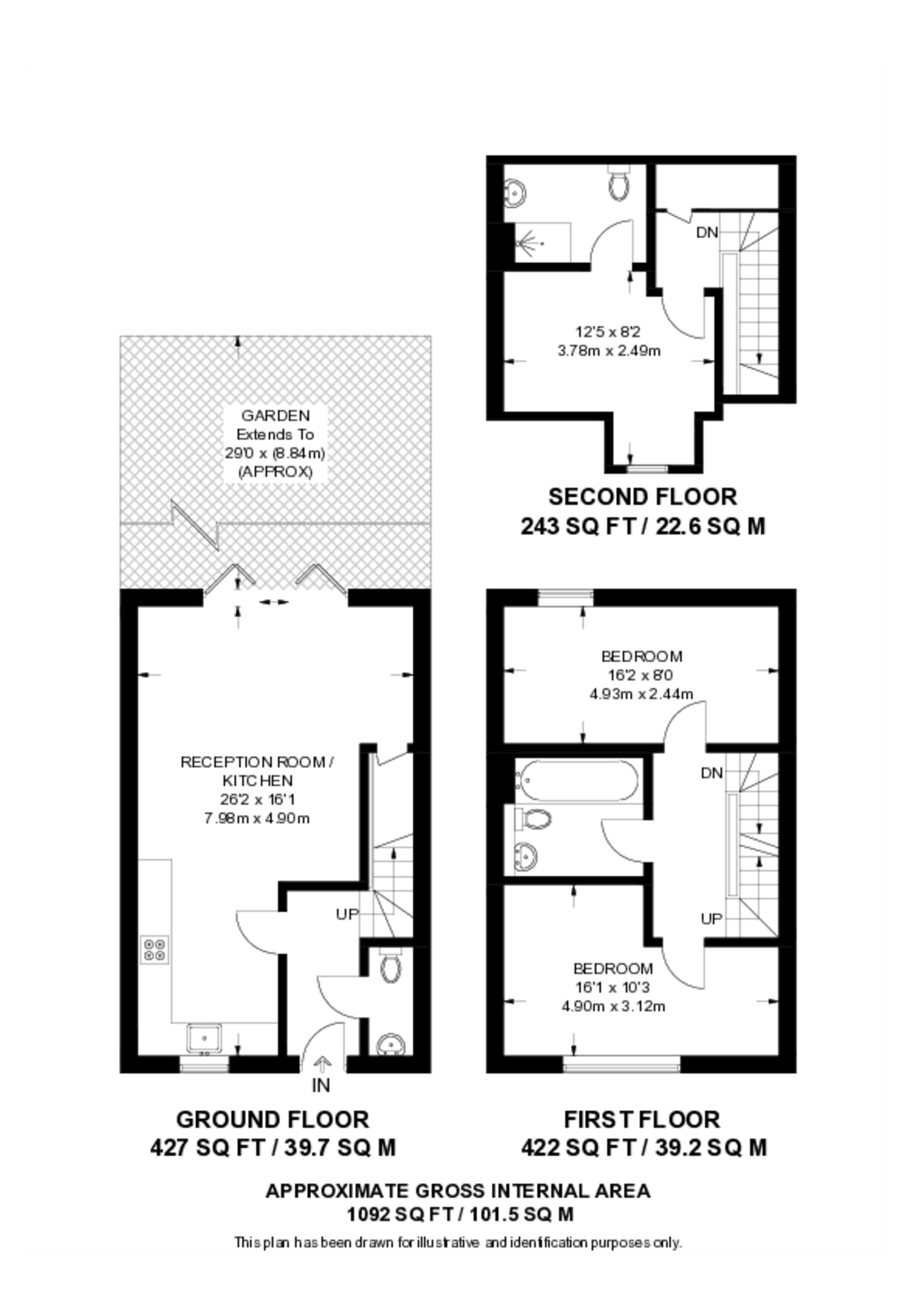 Gunpowder Road, Worcester Park floorplan