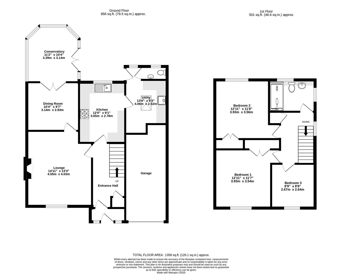 36, Dalmally Close, York floorplan