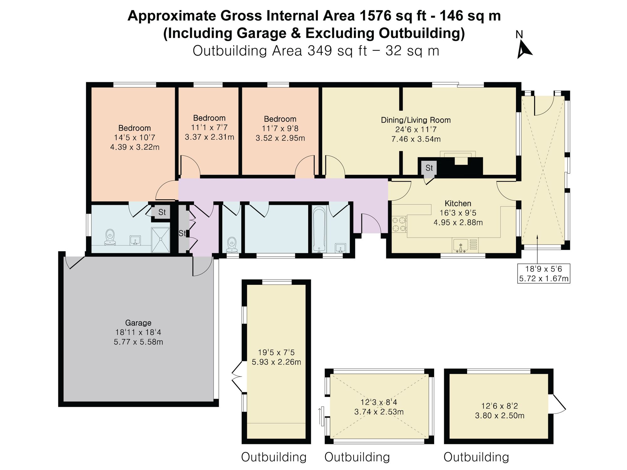 16 St. Stephen Road, St. Austell floorplan