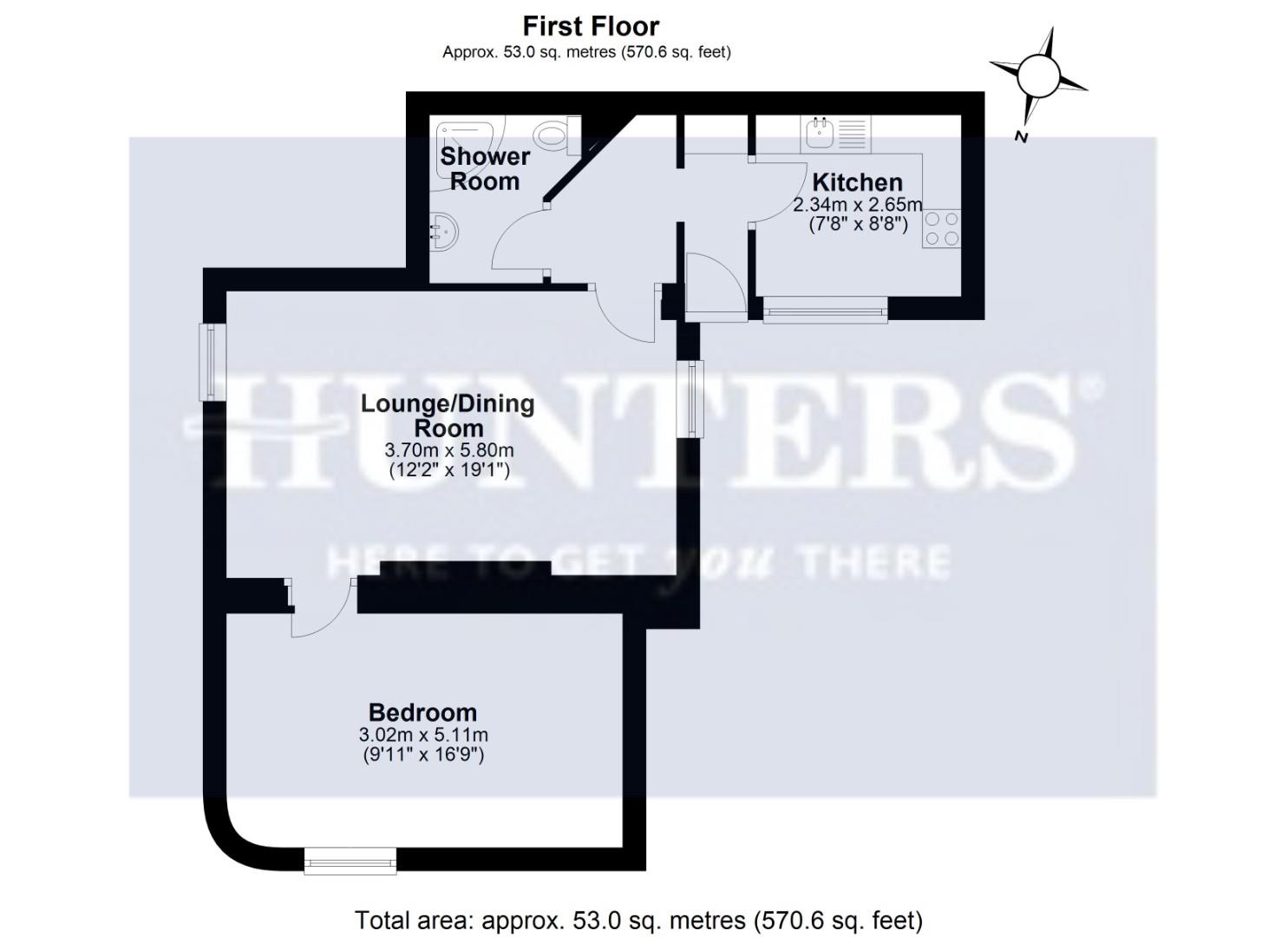 15E, Long Street, Dursley floorplan