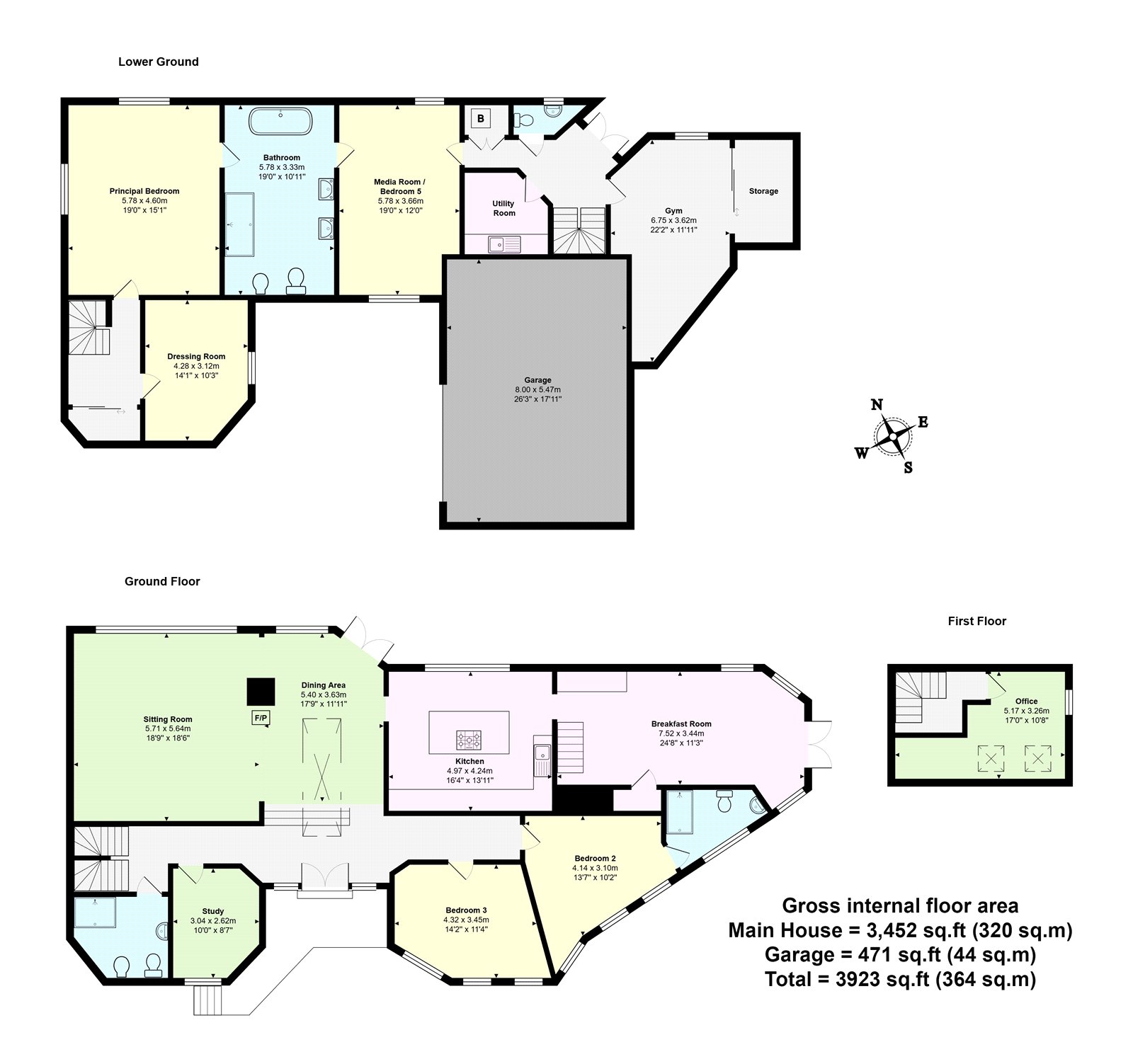 Underhill, 2A, Green Head Road, Swaffham Prior floorplan