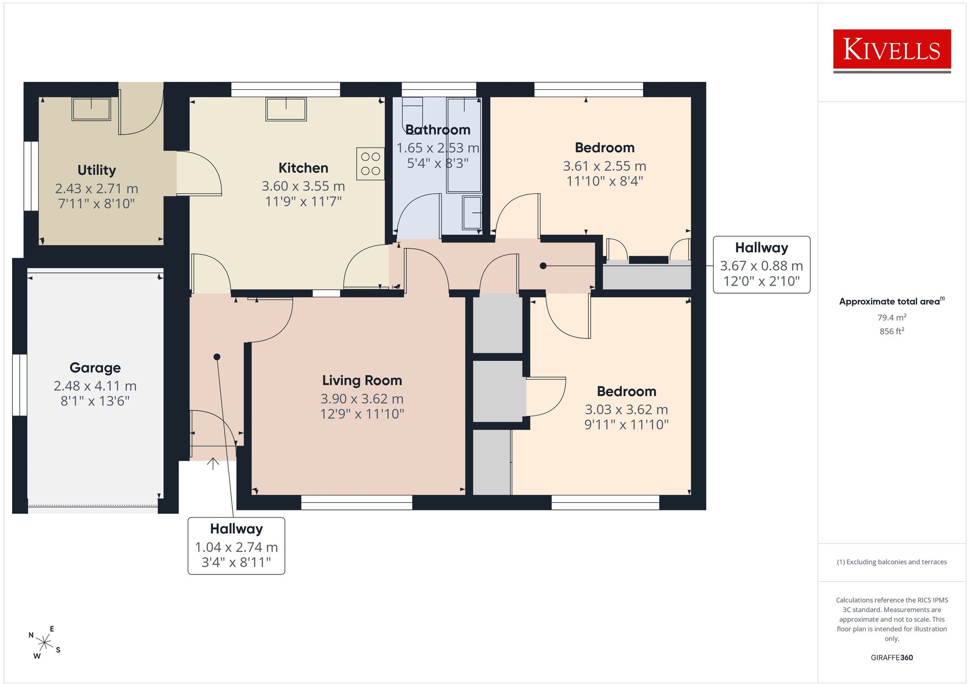 Courtlands, Liskeard floorplan