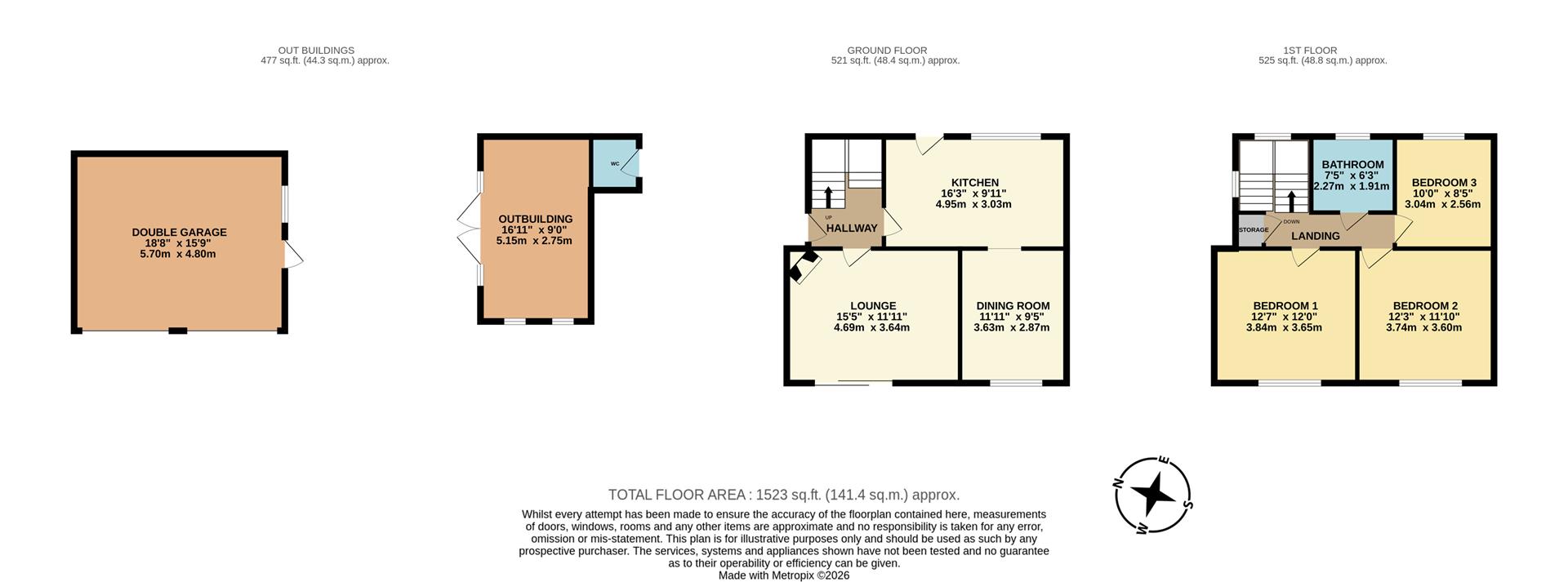Greenhill, Abergele floorplan
