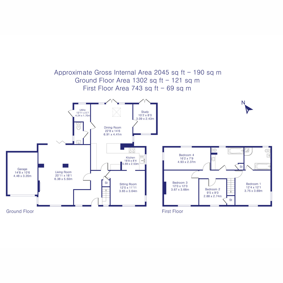 The Old Post Office, Main Street, Grendon Underwood floorplan