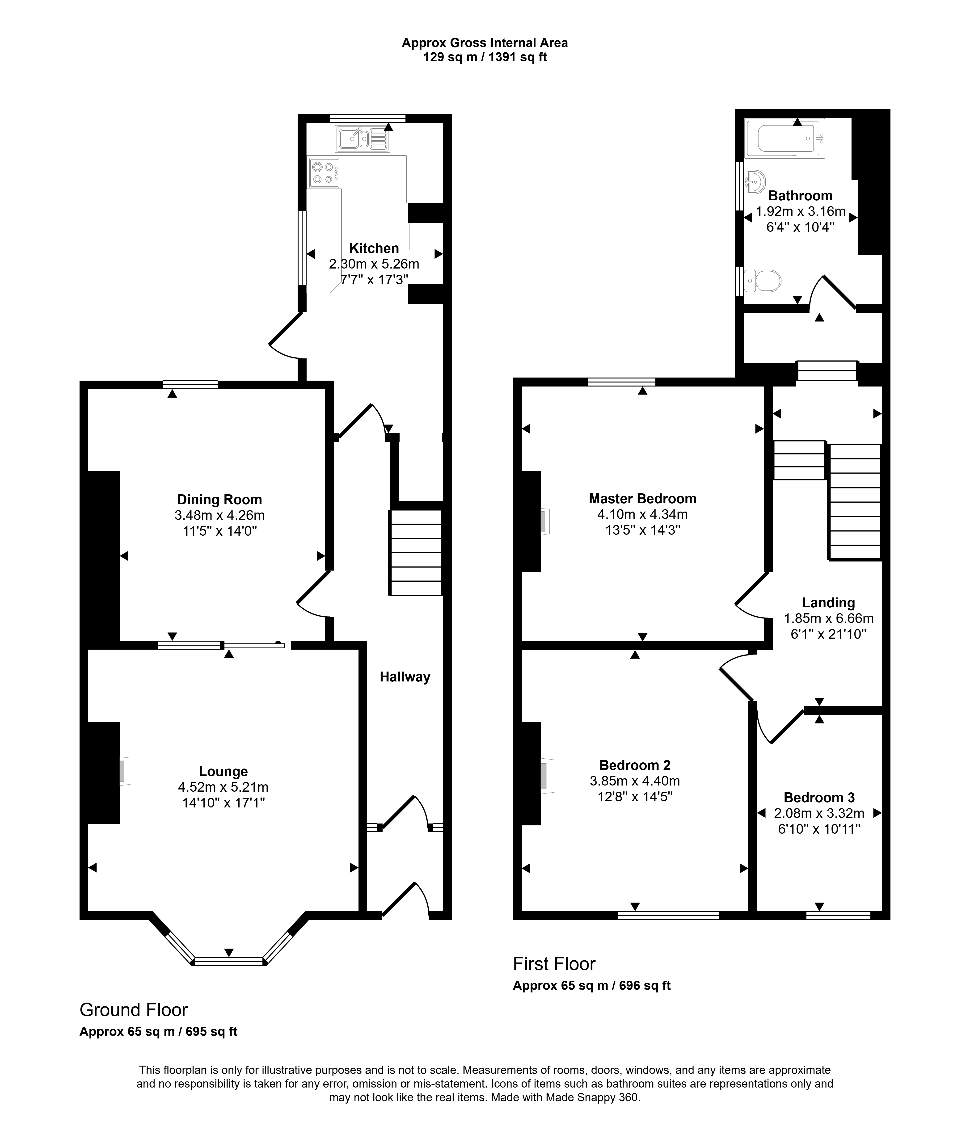 10, York Terrace, North Shields floorplan