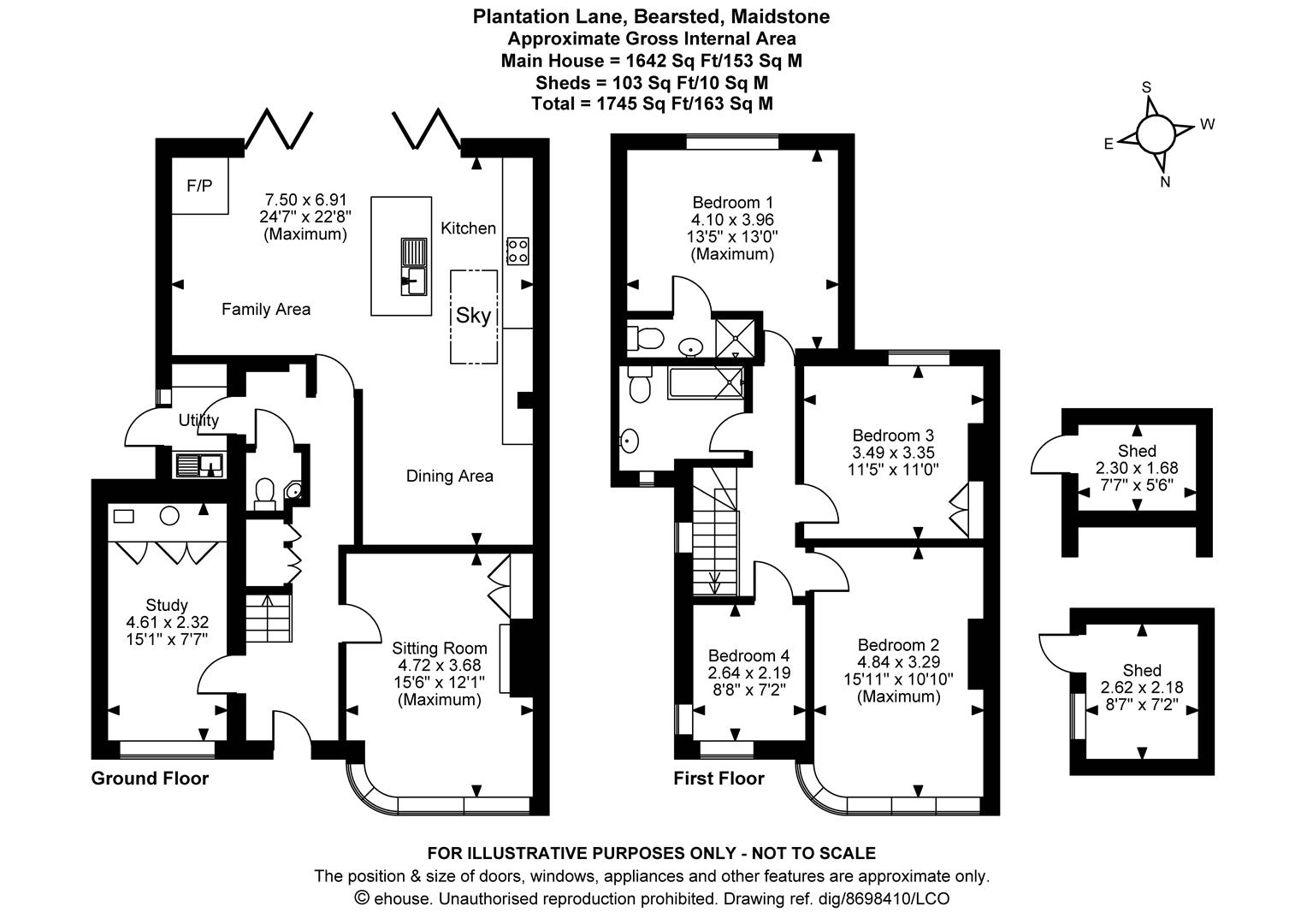 10, Plantation Lane, Maidstone floorplan