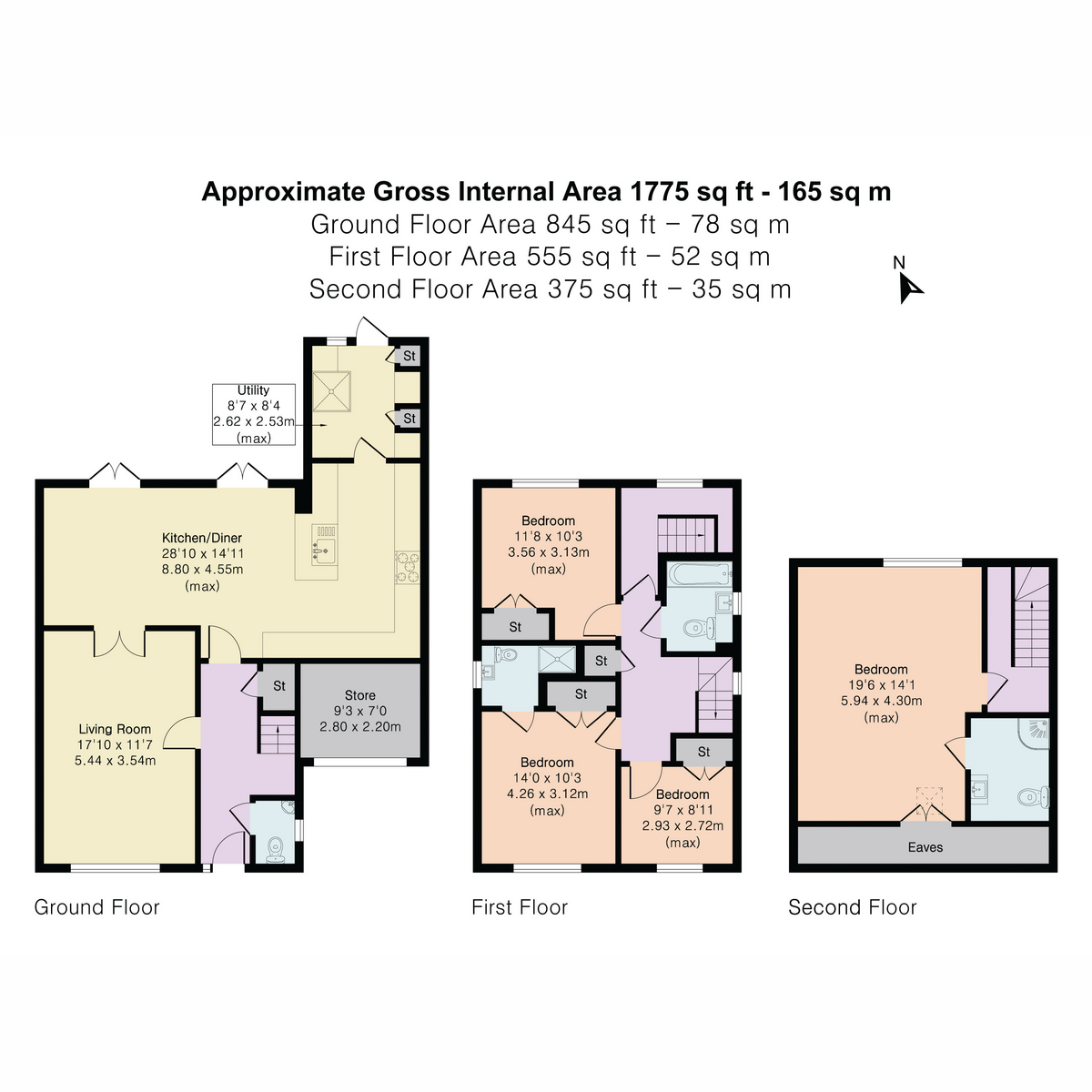 Limetrees, Chilton floorplan