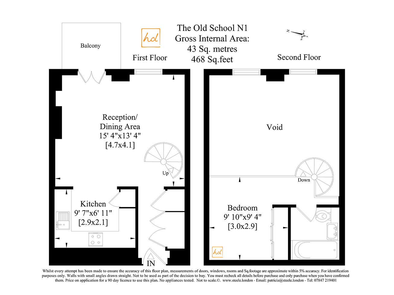 1 Bedrooms Flat to rent in York Way, London N1