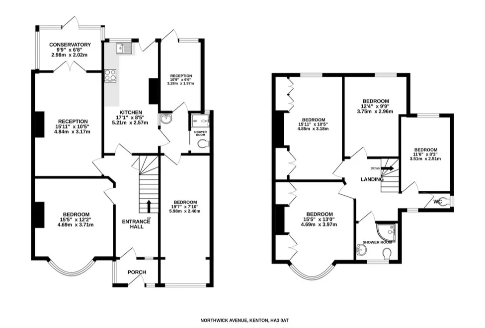 Northwick Avenue, Harrow floorplan