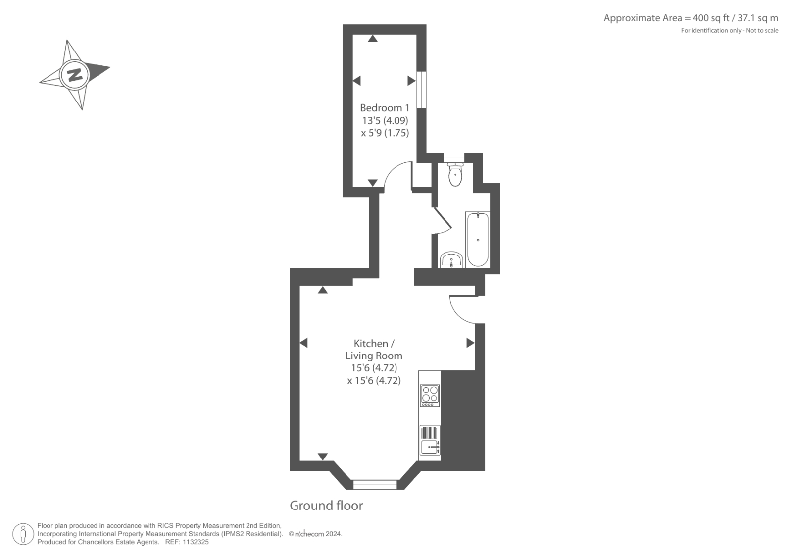 Flat D, 79, High Street, Witney floorplan