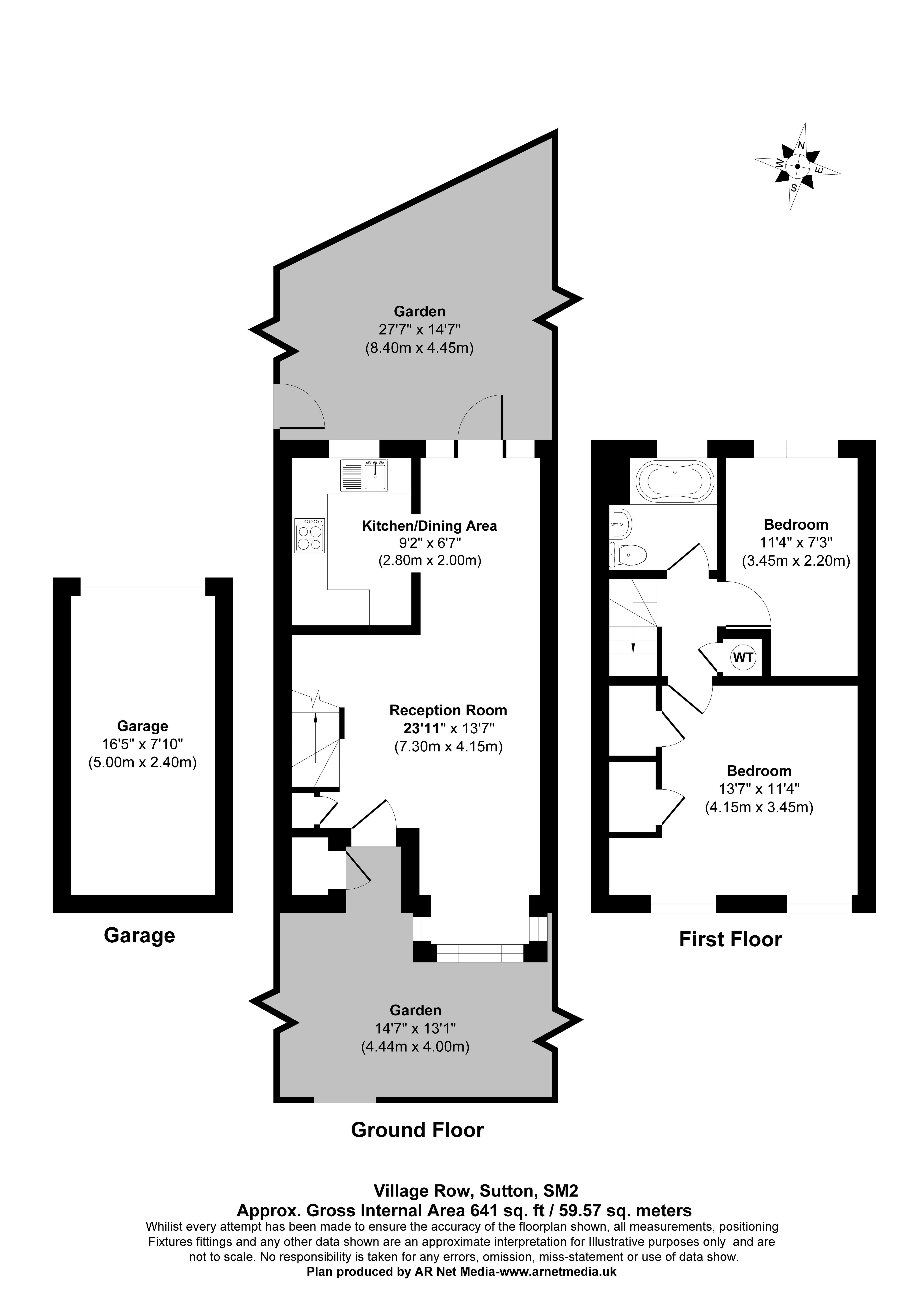 9, Village Row, Sutton floorplan