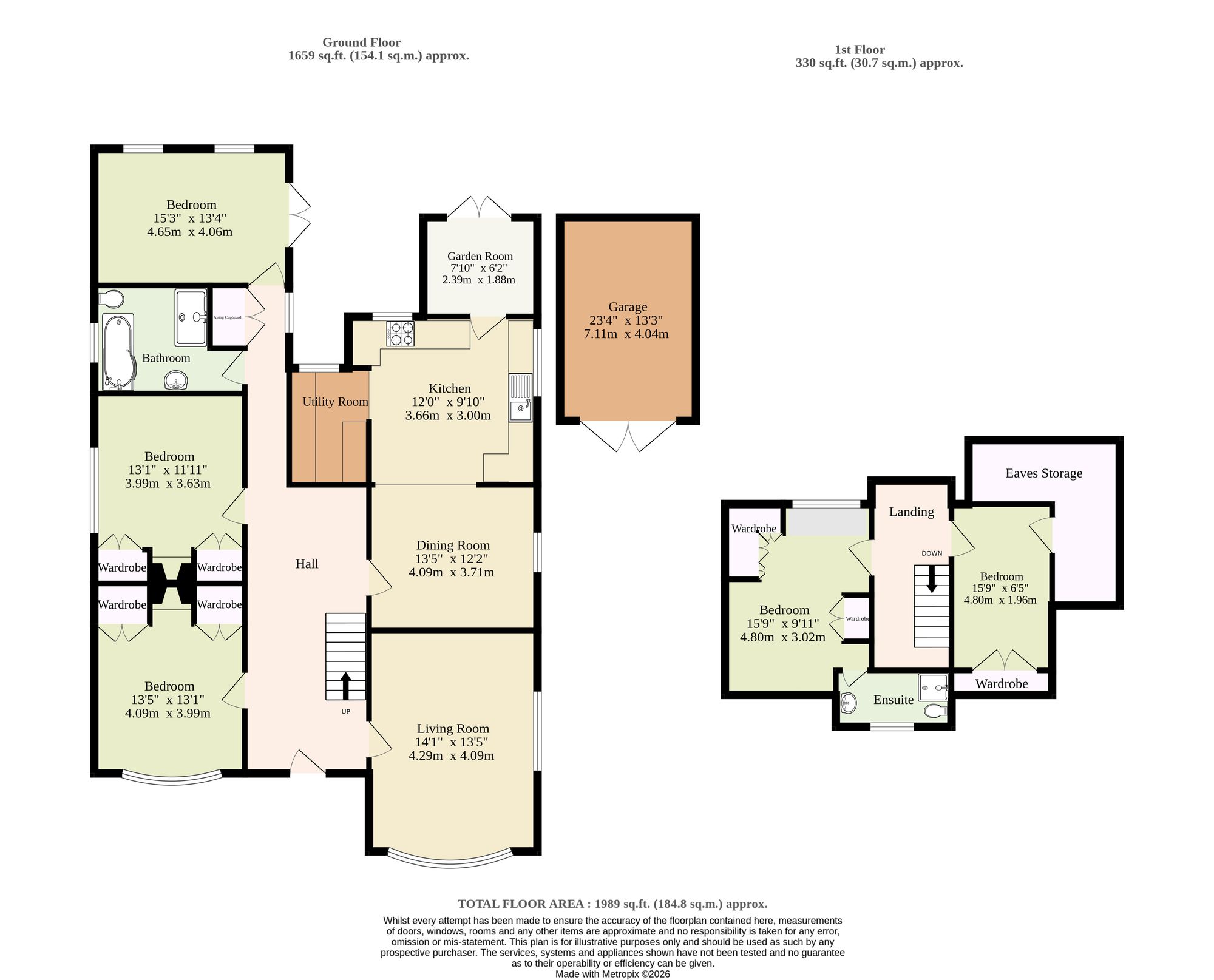 84 Stalham Road, Norwich floorplan