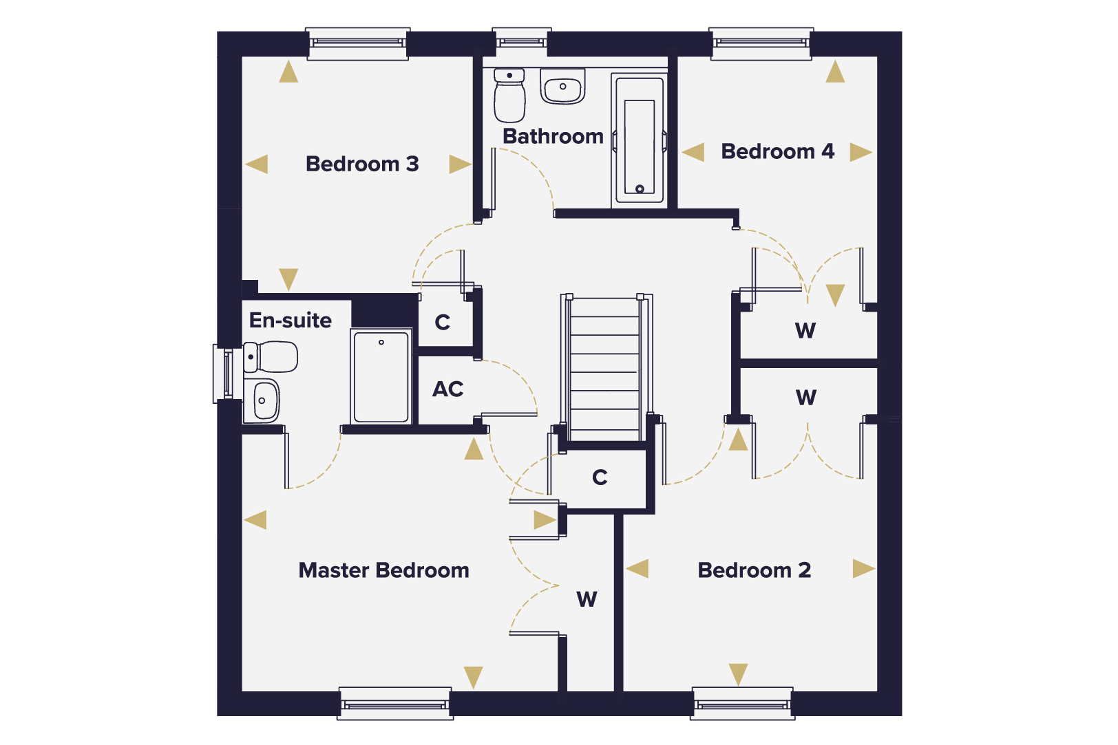 Plot 157 The Keswick,, Barsham Vale, Beccles floorplan