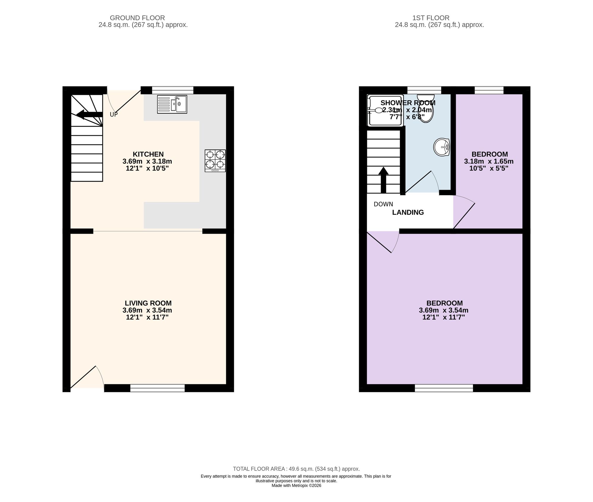 25 Lee Street, Preston floorplan