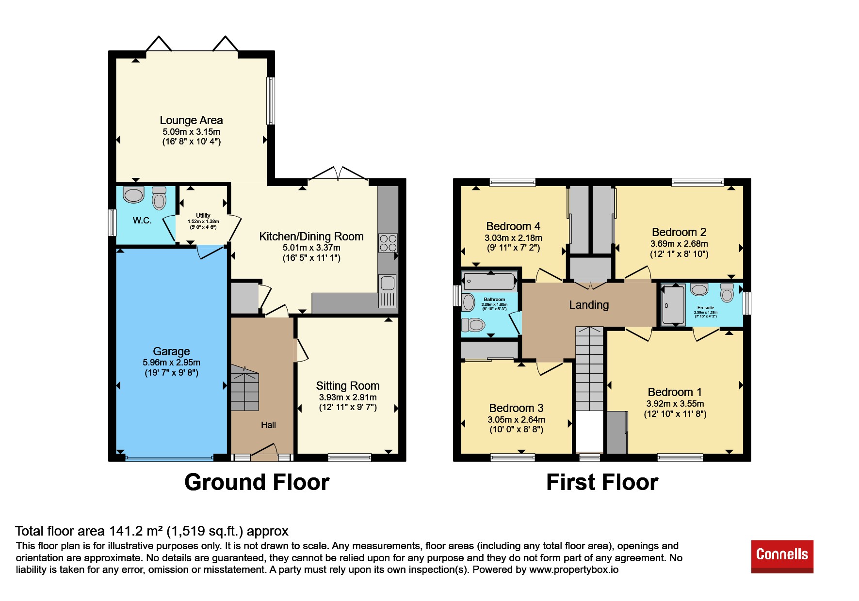 87, Angell Drive, Market Harborough floorplan