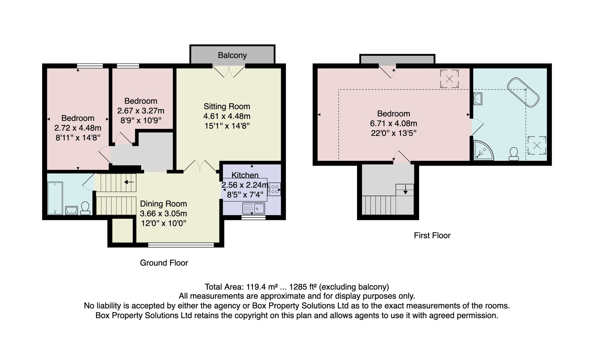 Flat 3, The Retort House Waterside, Knaresborough floorplan