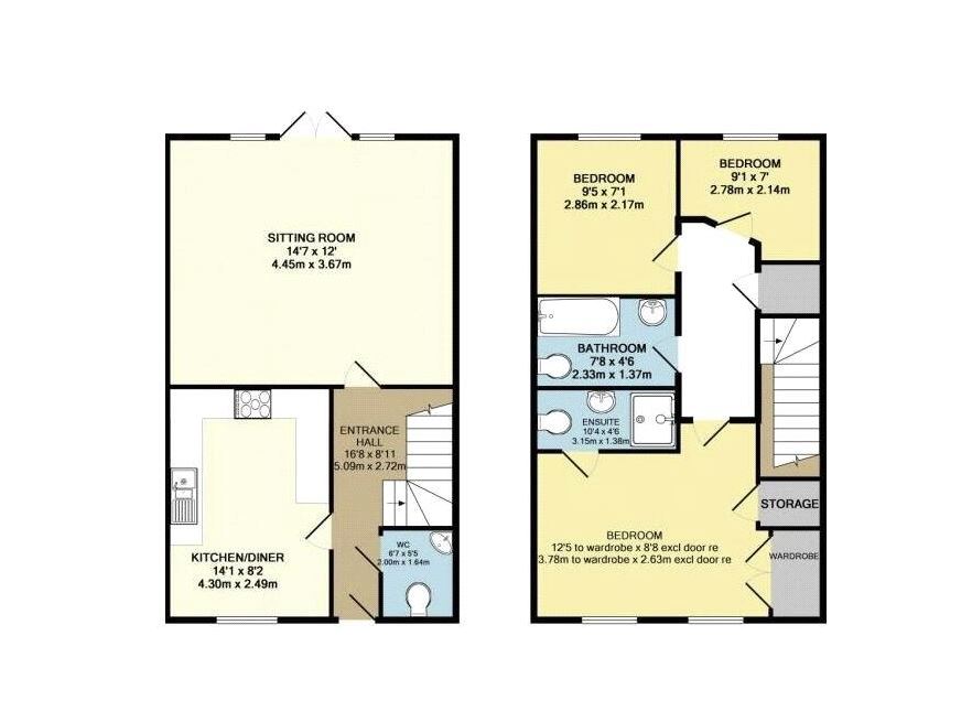 49, Primrose Road, Walton-on-Thames floorplan