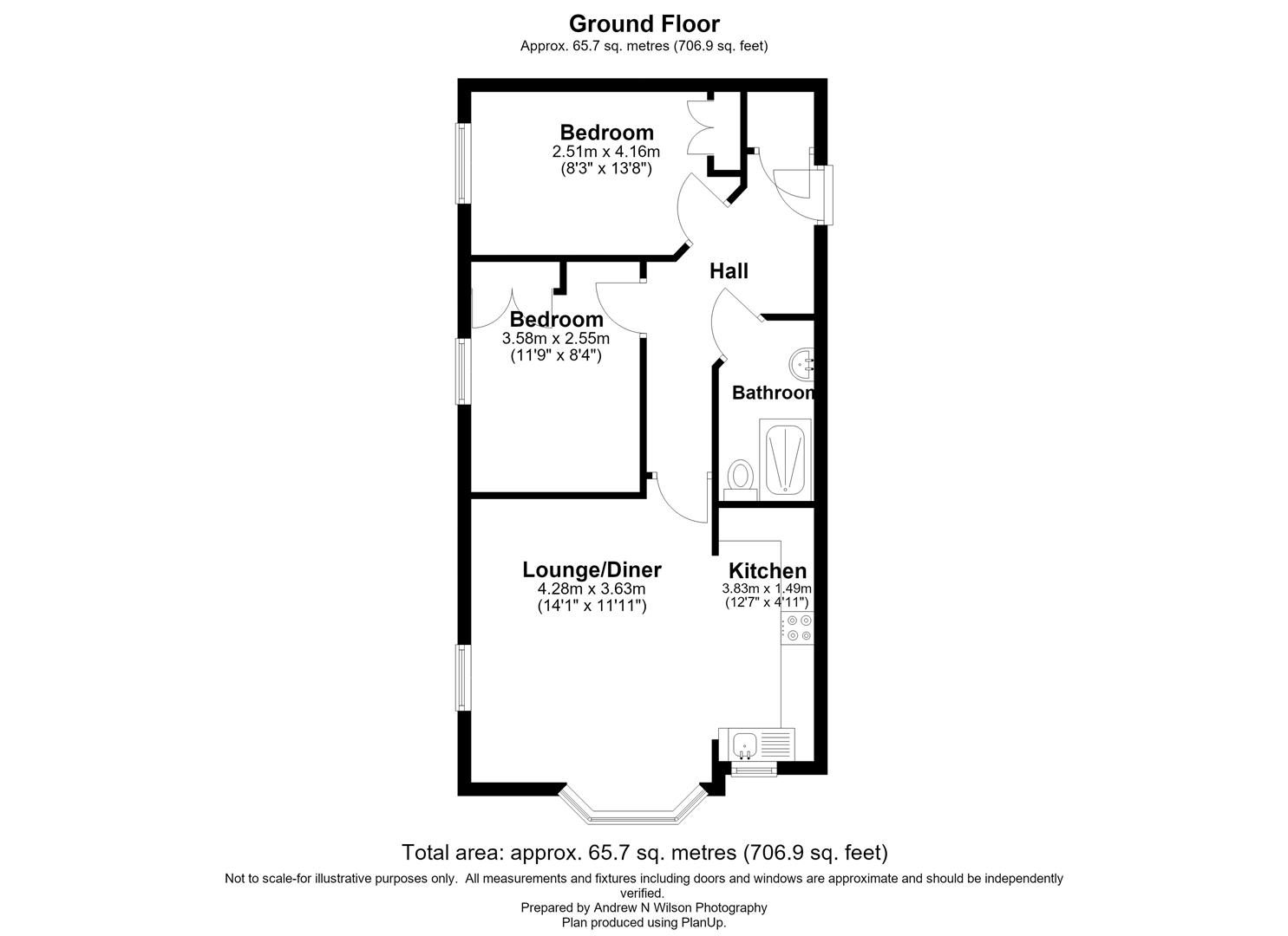 Apartment 2, Feld House, Moat Way, Brayton floorplan