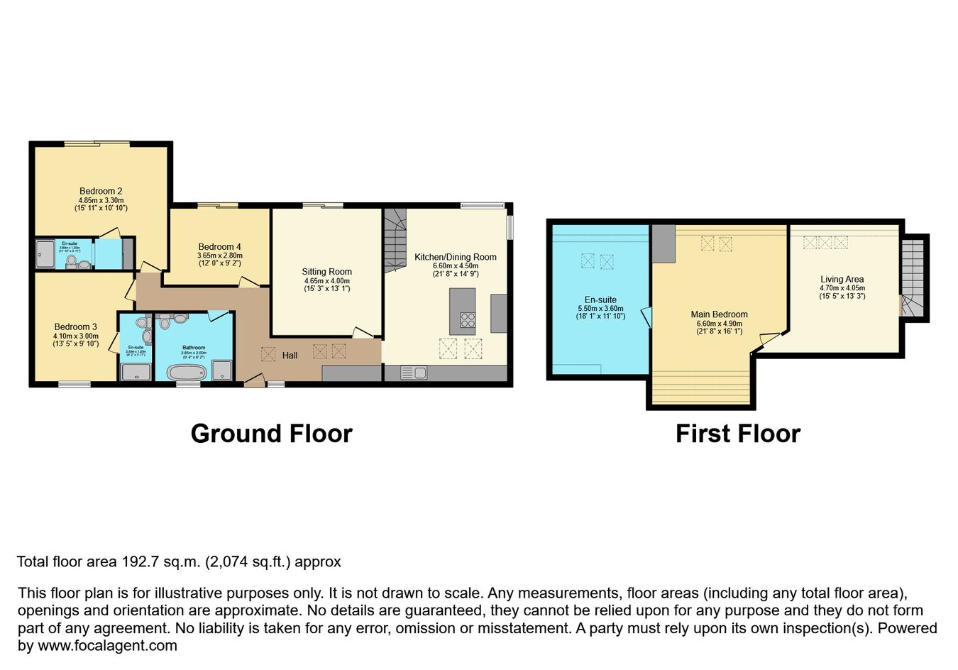 The Old Dairy, Bodmin floorplan