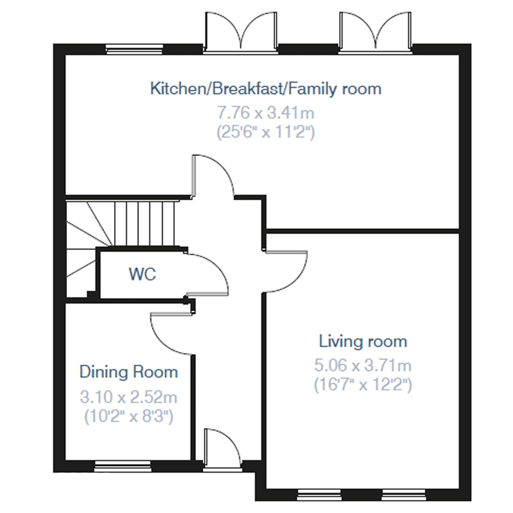 4 Bedrooms Detached house for sale in 