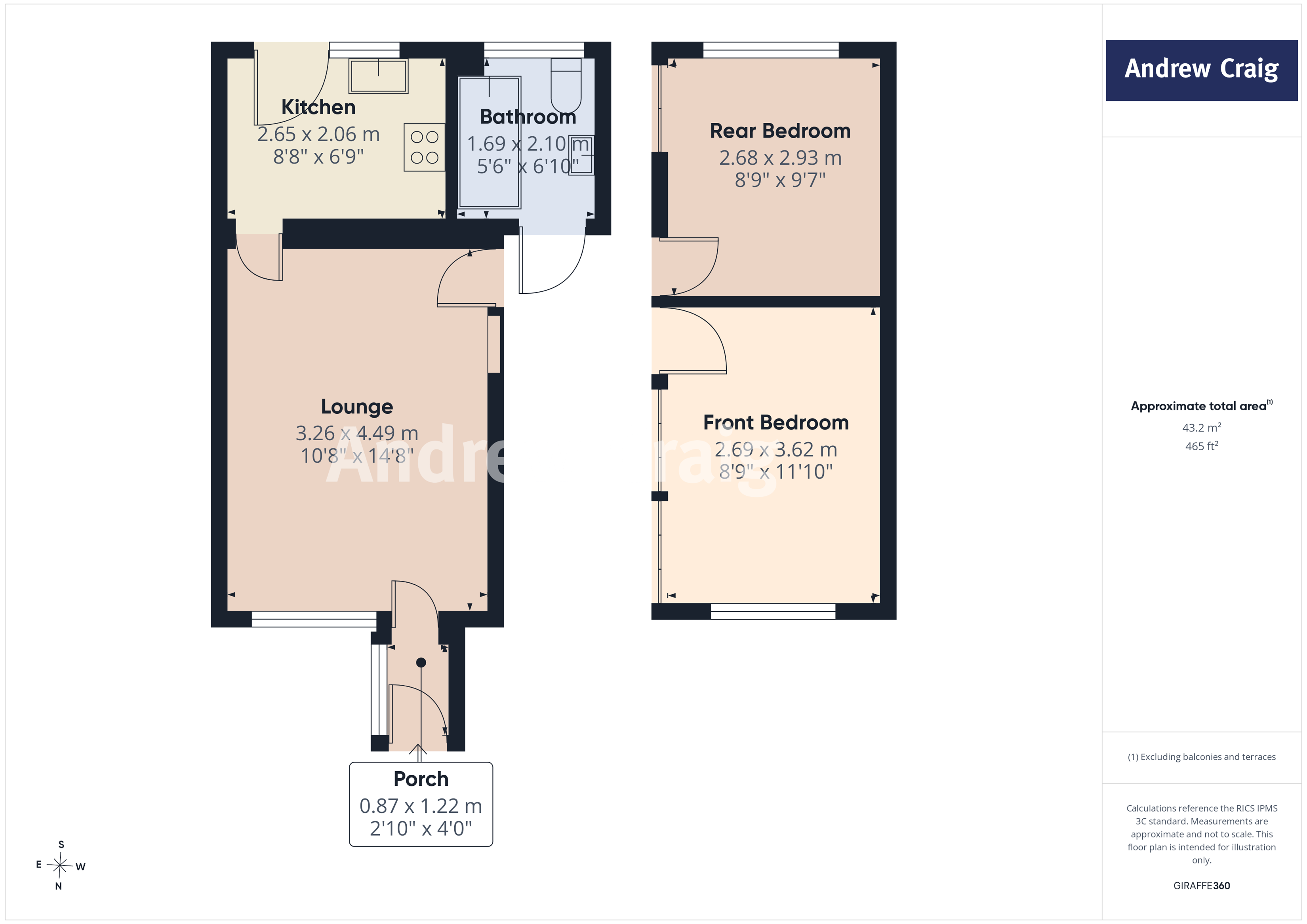 9 Chichester Way, Jarrow floorplan