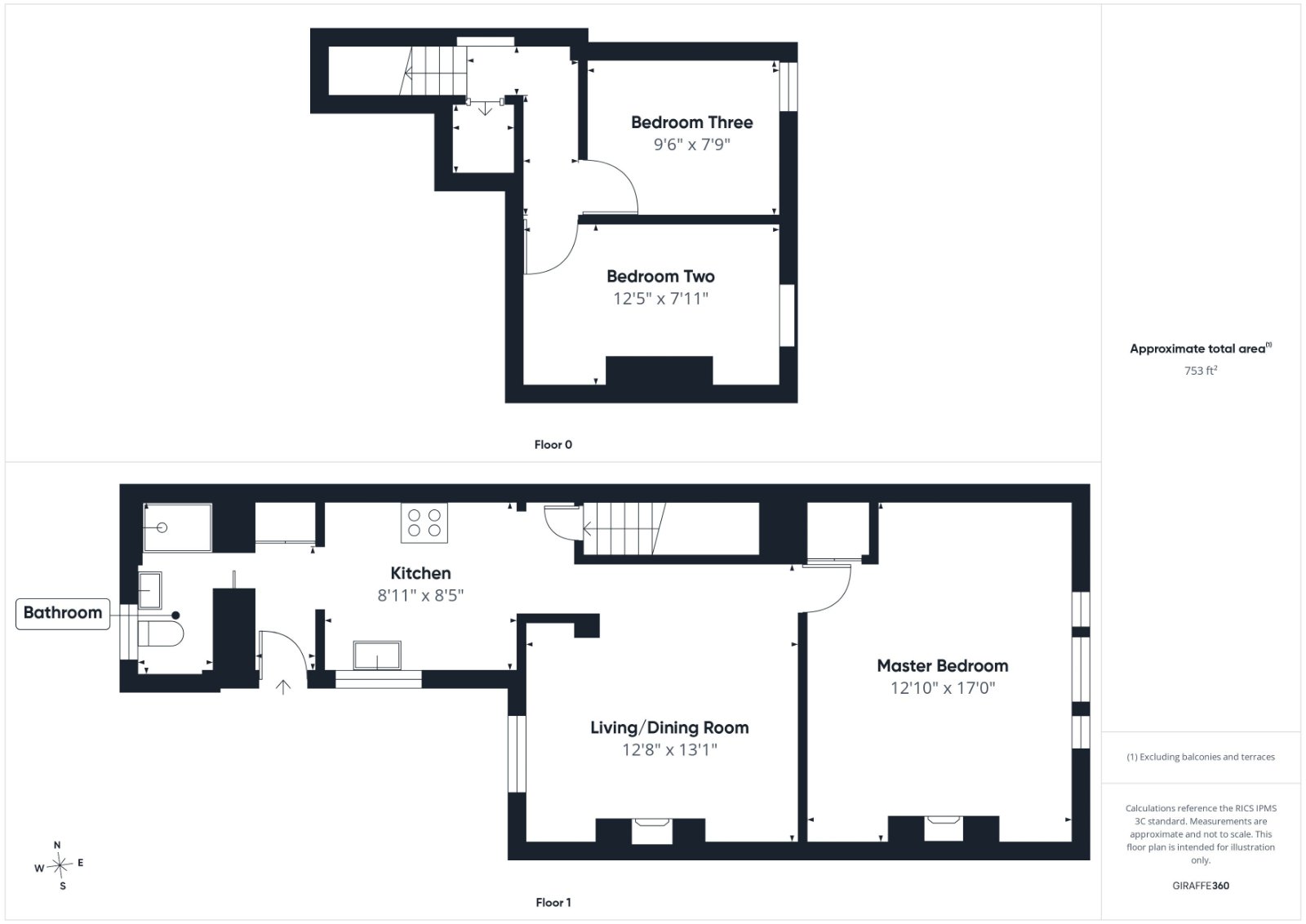1B,, Cambridge Street, Reading floorplan