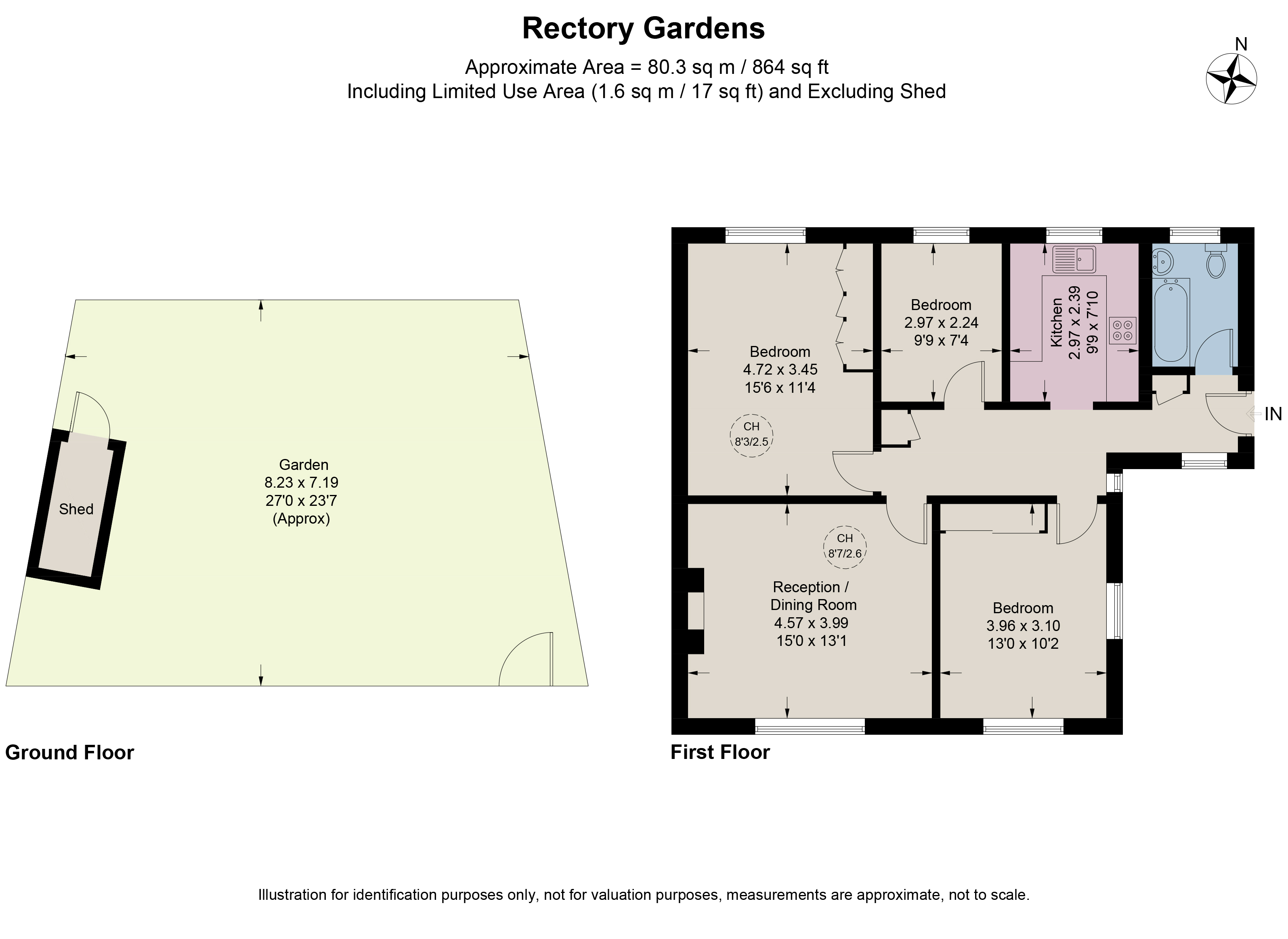 13, Rectory Gardens, Beckenham floorplan