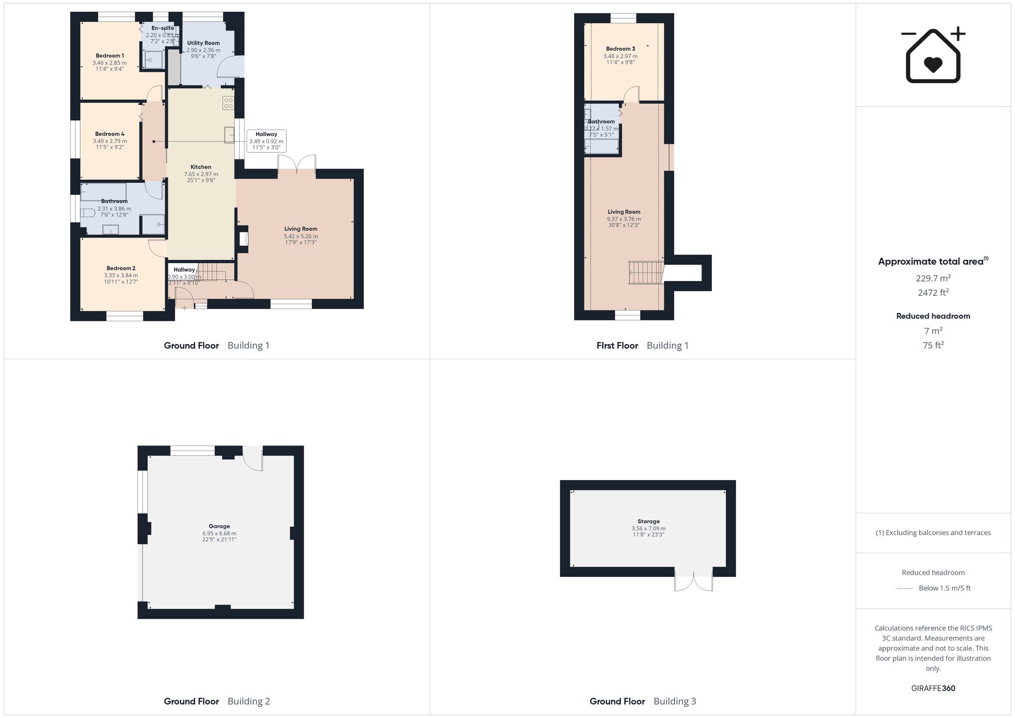 Bryn Briallu, Clynderwen floorplan