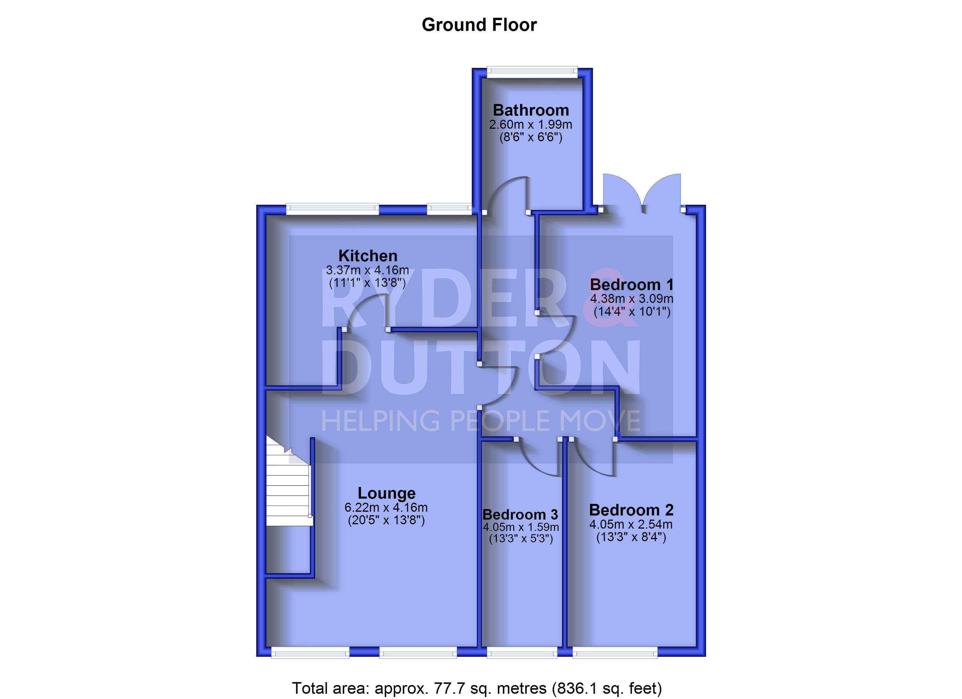 1066, Middleton Road, Oldham floorplan