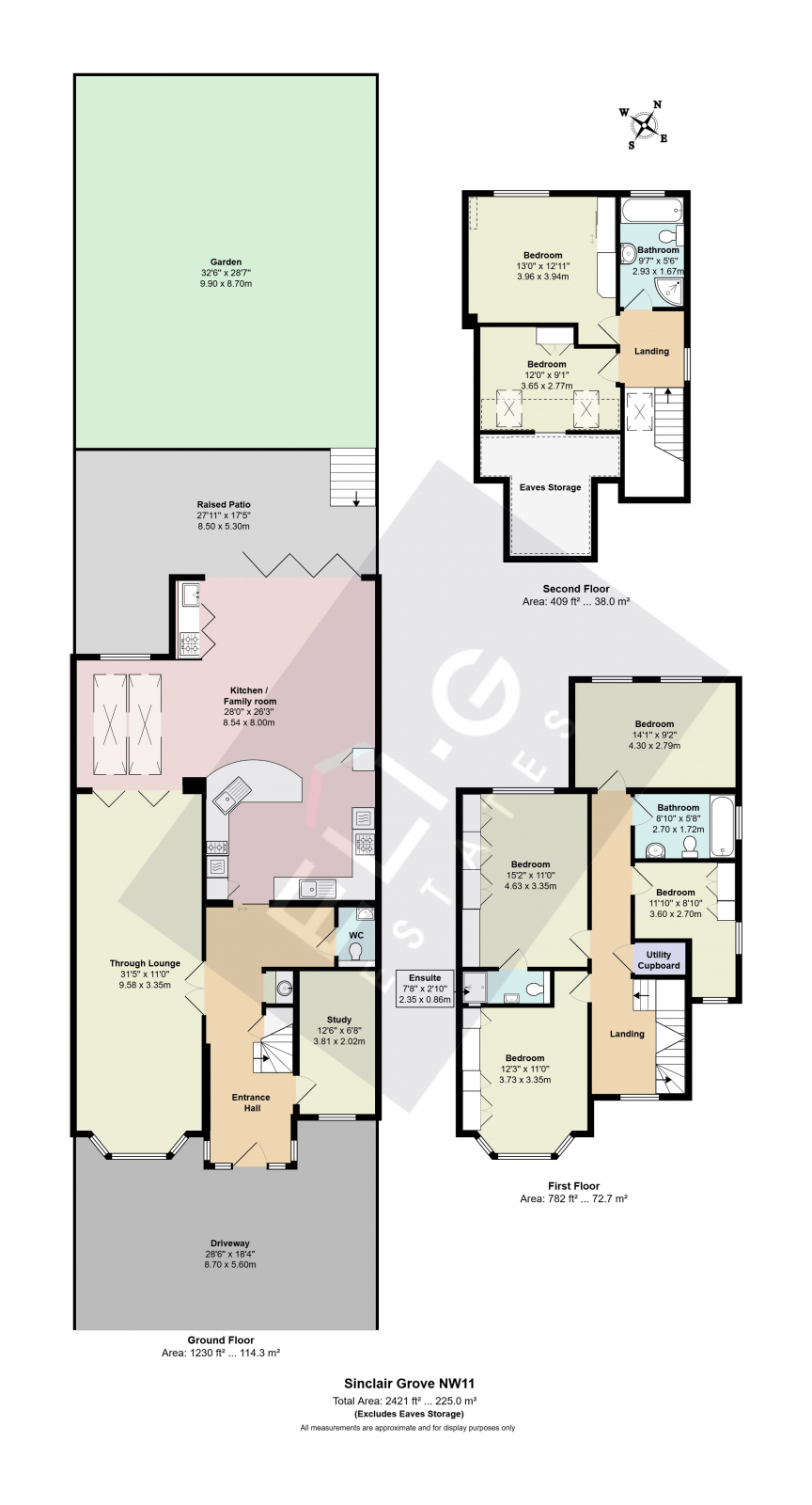 12 Sinclair Grove, London floorplan