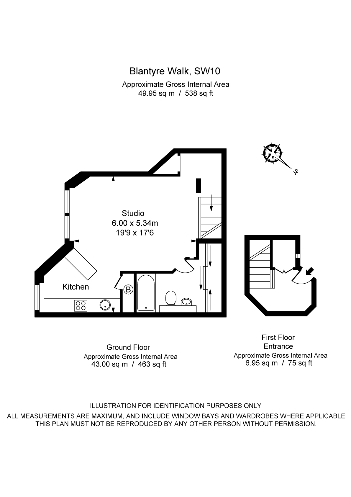 Blantyre Walk, Chelsea floorplan