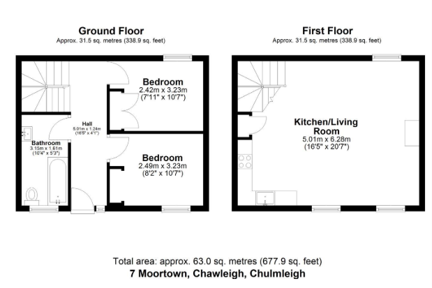 Moortown, Chulmleigh floorplan