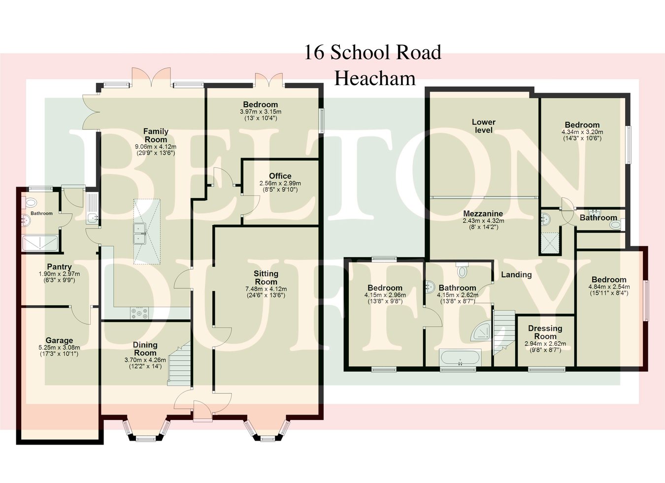 16, School Road, Heacham floorplan