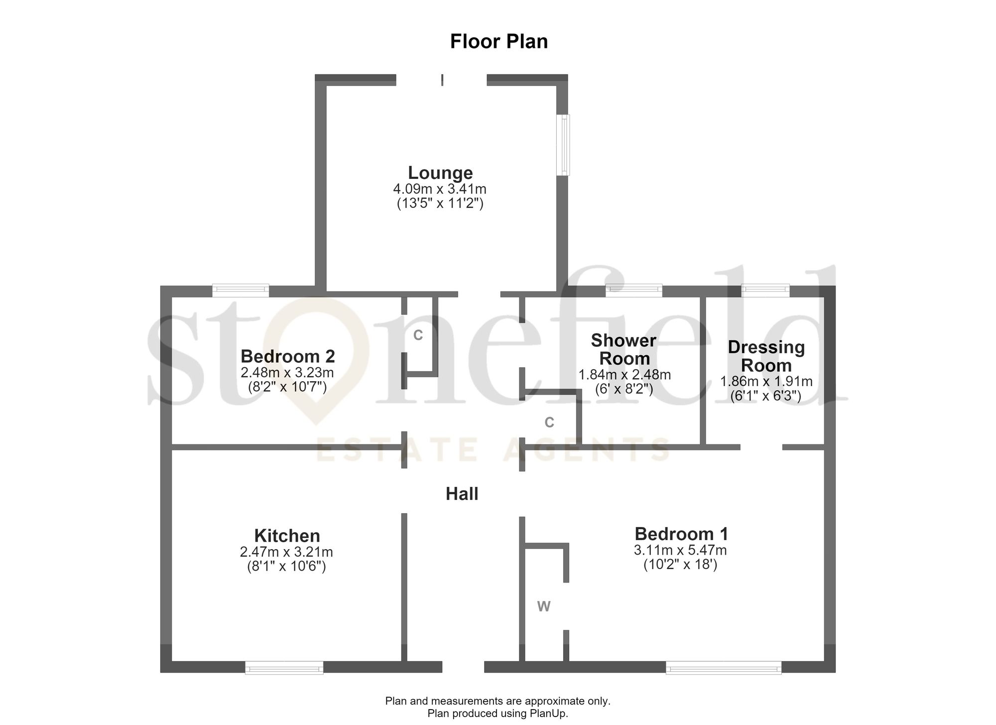 11 The Kirks Alarm, Cumnock floorplan