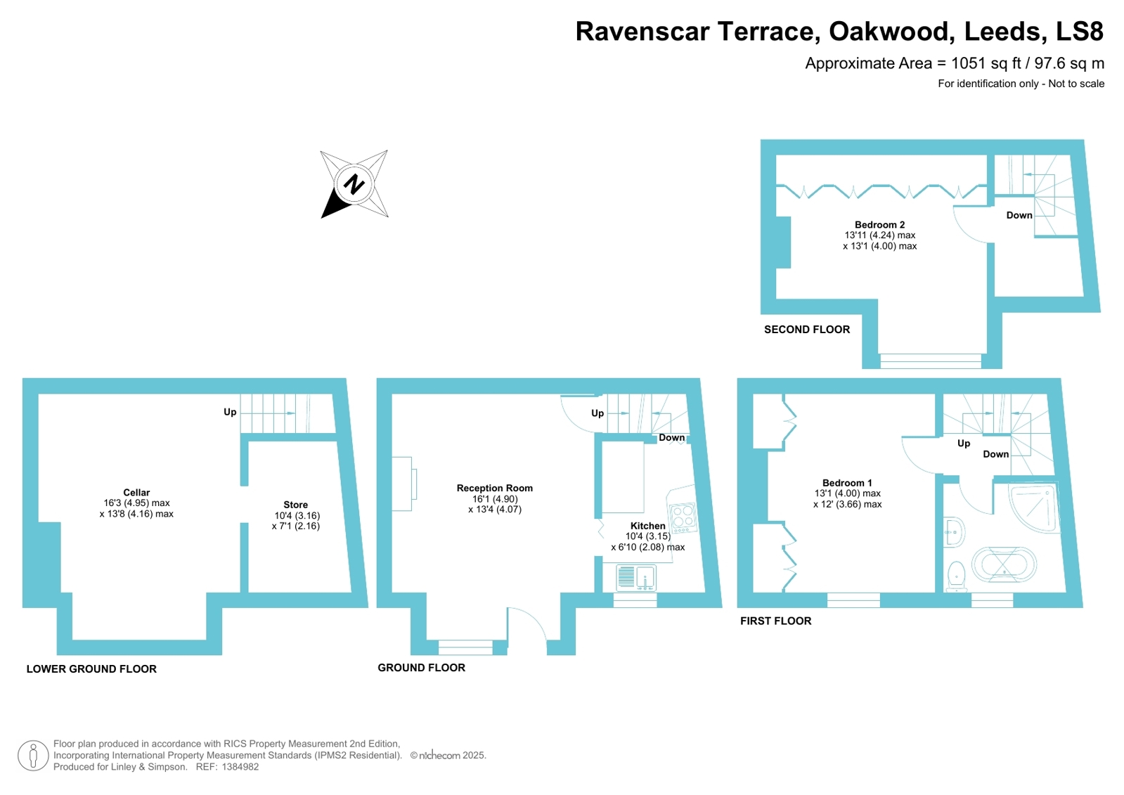 2, Ravenscar Terrace, Leeds floorplan