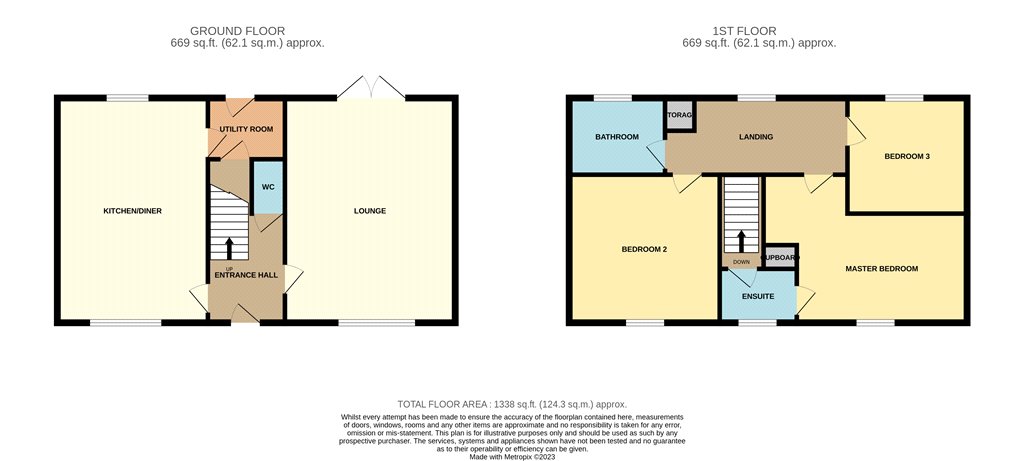 Oaklands,, Penny Hill Road, Spalding floorplan