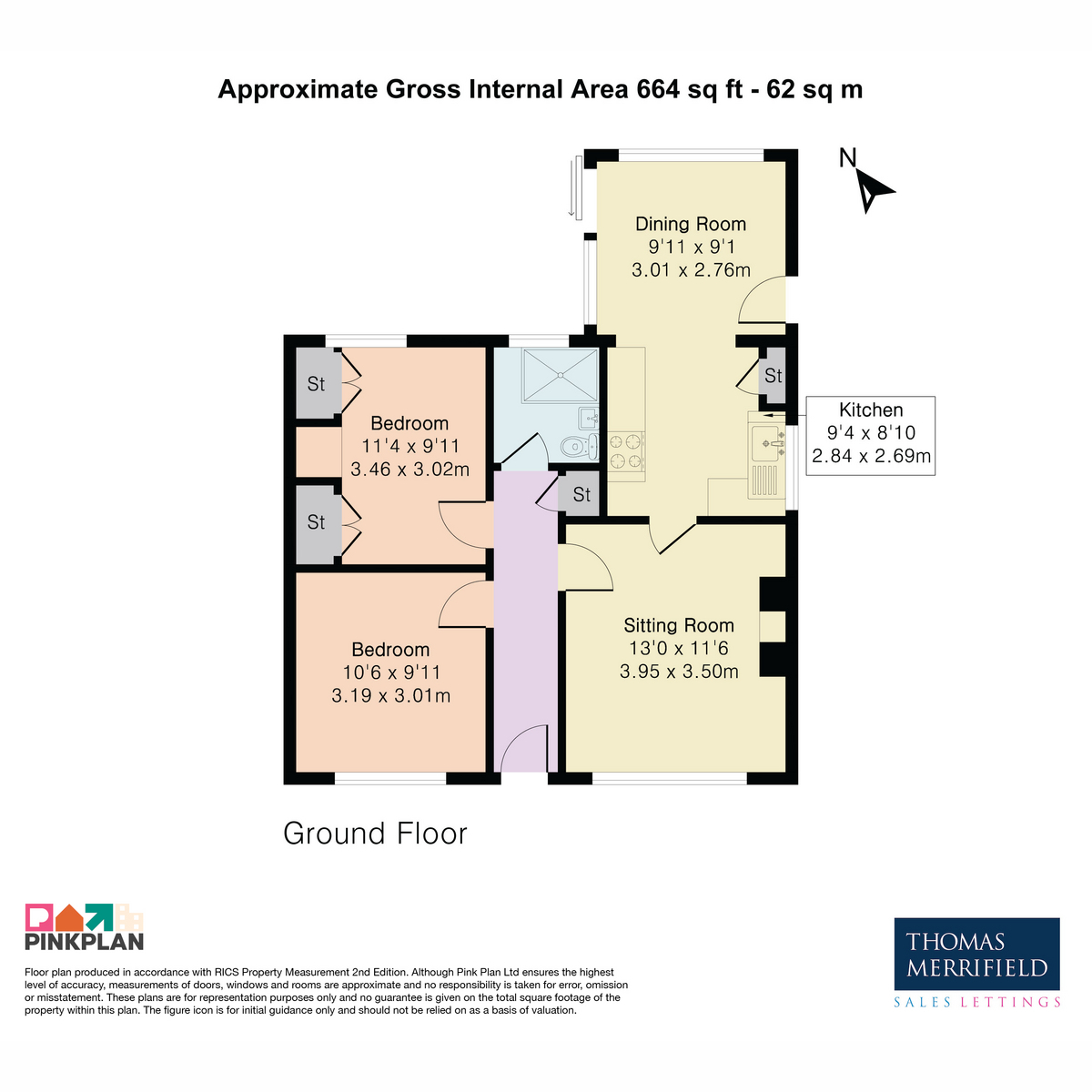 10, Green Close, Benson floorplan