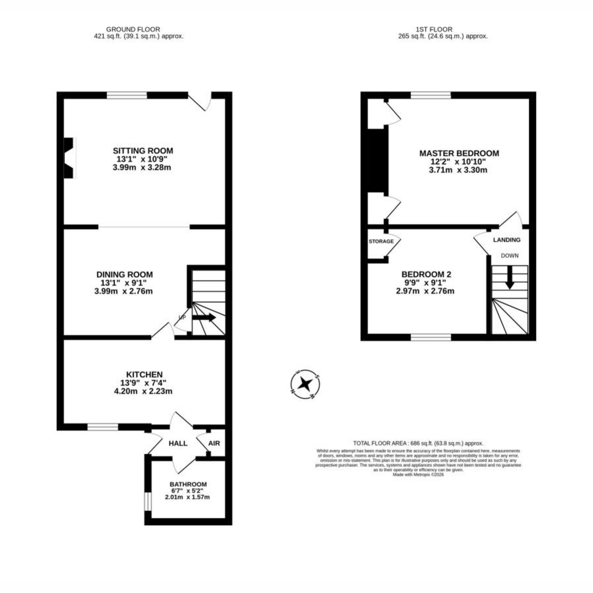 16, Post Office Lane, Stockton floorplan