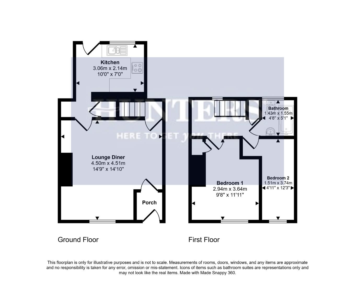 22, Beckside Road, Bradford floorplan